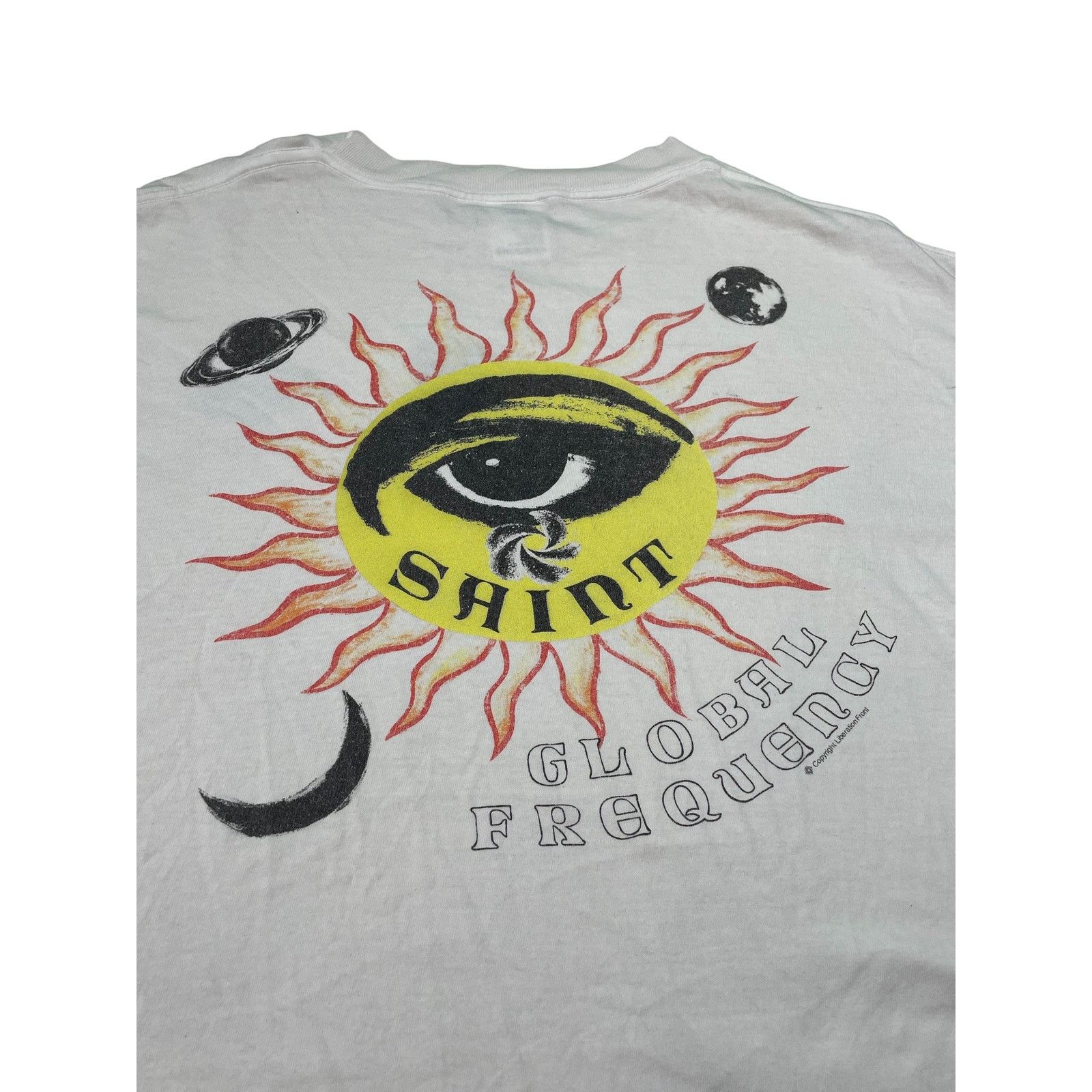 Saint Michael Saint Michael White Global Frequency Tee Size US XXL / EU 58 / 5 - 4 Thumbnail