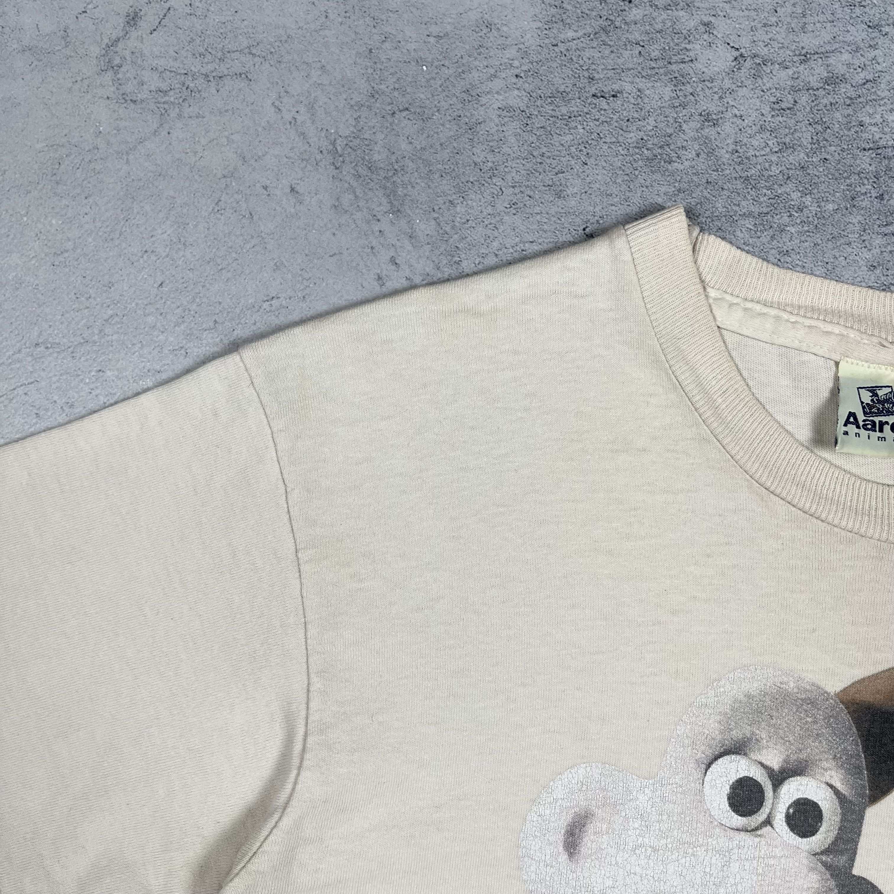 Cartoon Network Vintage Wallace & Gromit Rare Cartoon T Shirt 1989 Size US S / EU 44-46 / 1 - 14 Thumbnail