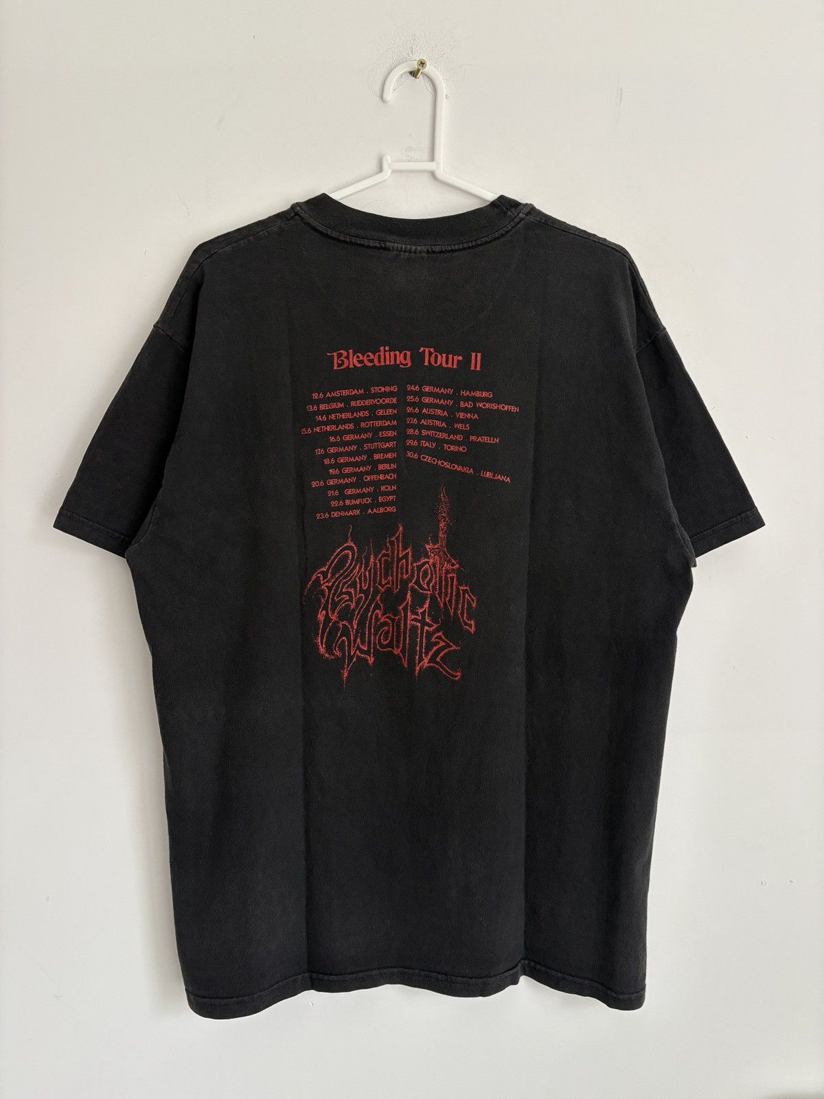 Band Tees × Vintage 1996 Psycothic Waltz Bleeding Tour Tee L Size US L / EU 52-54 / 3 - 2 Thumbnail