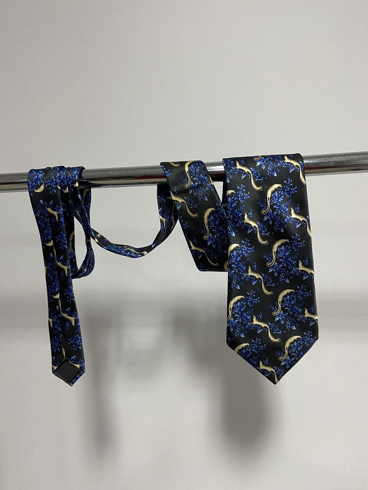 Lanvin × Vintage Lanvin Paris Tie Vintage Luxury Made in Italy overprint Size ONE SIZE - 1 Thumbnail