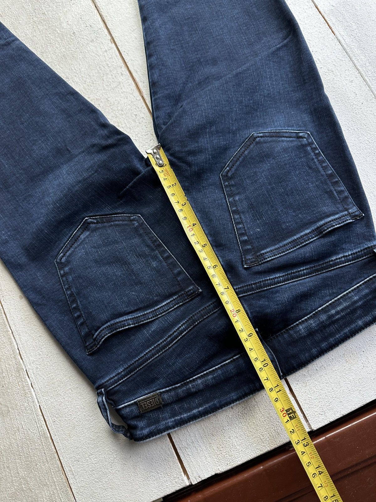 Diesel 🚨 DIESEL AVANT GARDE GOTHIC WOMEN JEANS LOGO IFSIXWASNINE Size 24" / US 00 / IT 34 - 15 Thumbnail