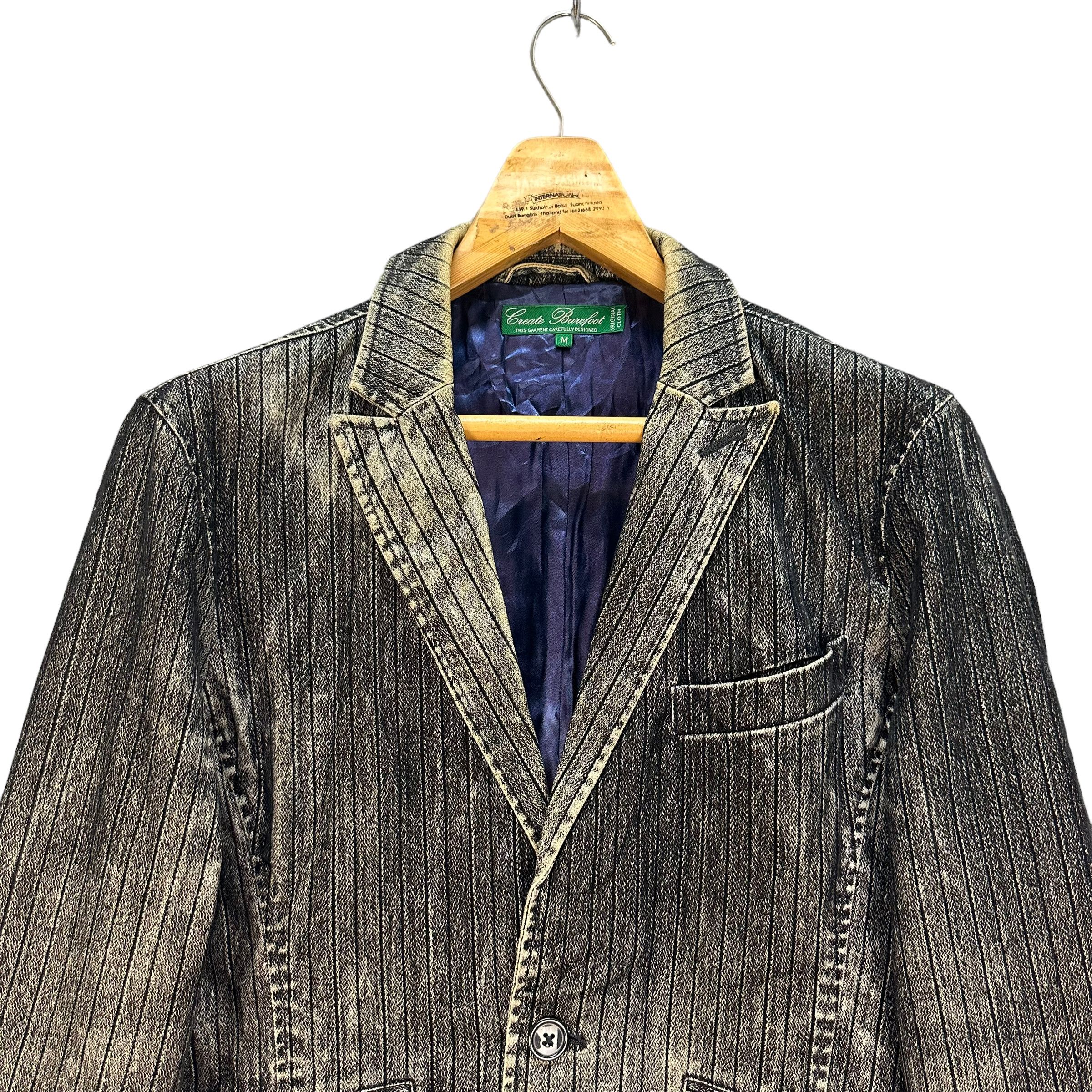 Japanese Brand CREATE BAREFOOT CASUAL JACKET #8072-200 Size US M / EU 48-50 / 2 - 2 Thumbnail