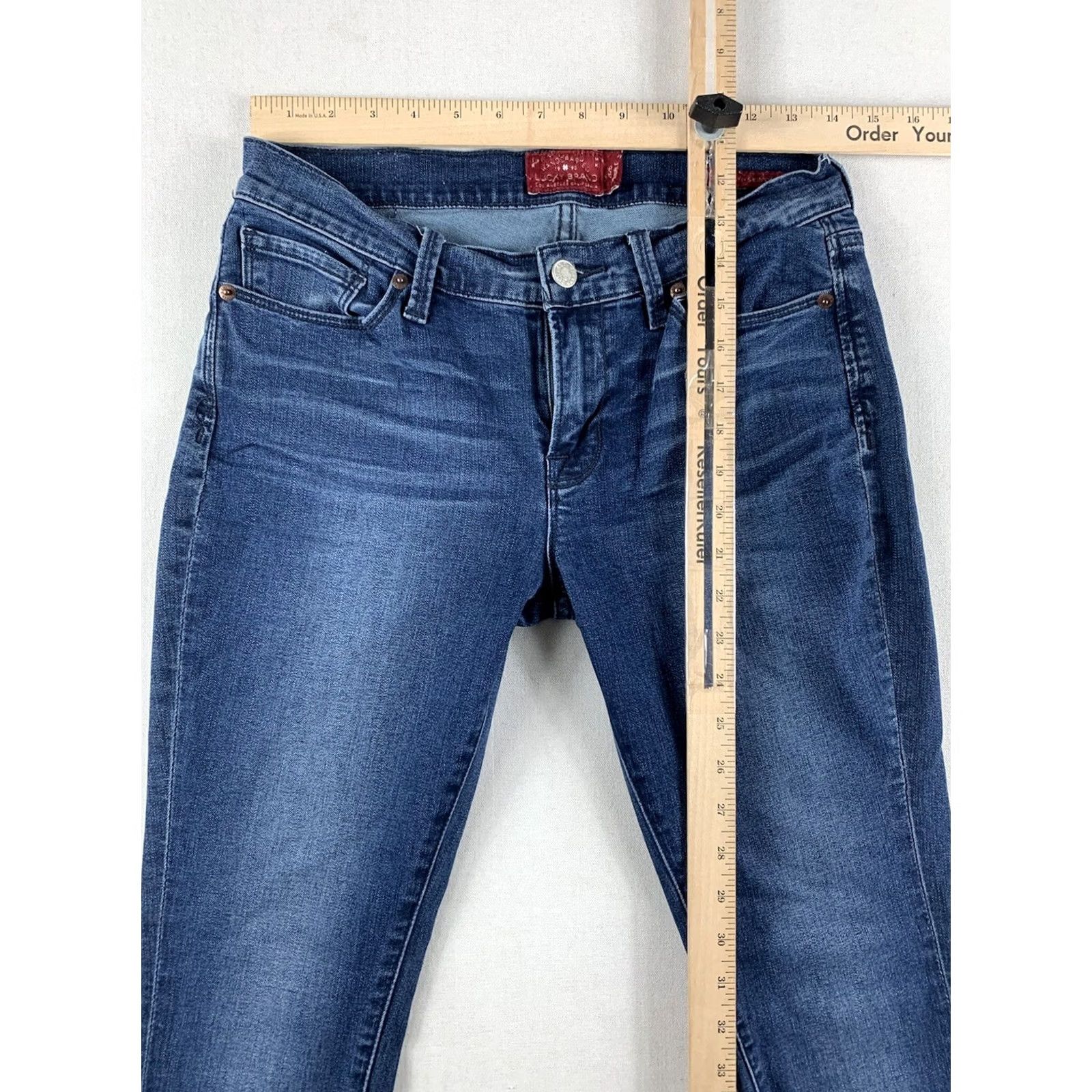 Lucky Brand LUCKY BRAND JEANS Skinny Womens Size 2/26 Blue Brooklyn Size 26" / US 2 / IT 38 - 7 Thumbnail