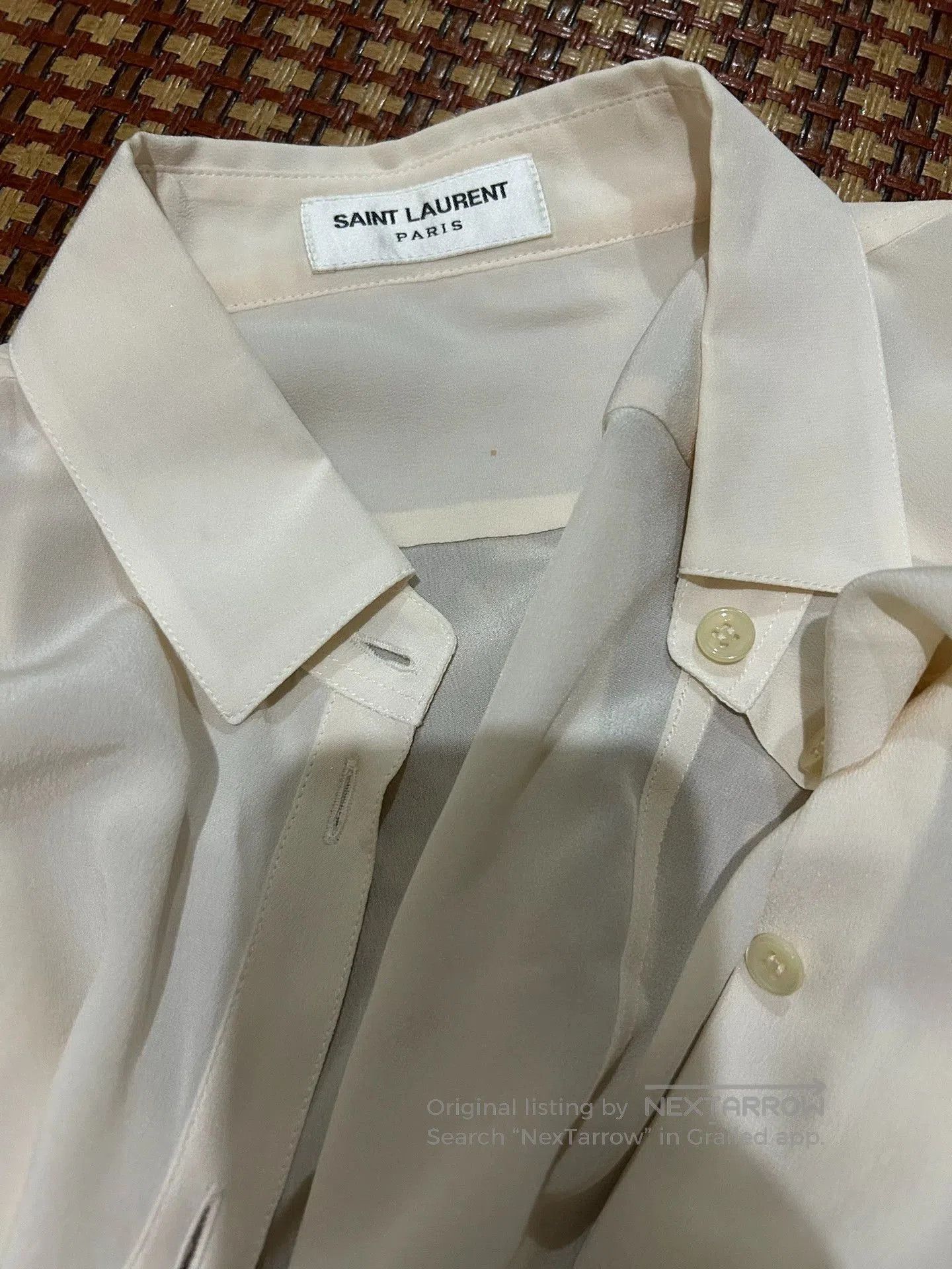 Saint Laurent Paris Saint Laurent Paris White silk shirt. Size US M / EU 48-50 / 2 - 3 Thumbnail