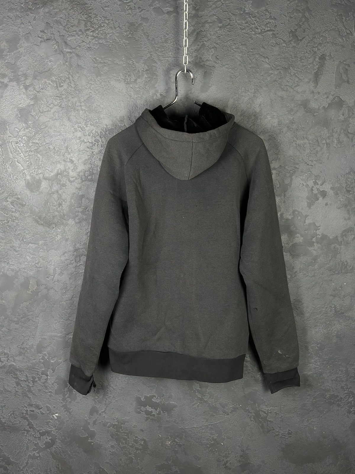 Carhartt × Vintage Vintage Carhartt Black Thermal Lined Zip Hoodie Sweatshirt Size US L / EU 52-54 / 3 - 6 Thumbnail