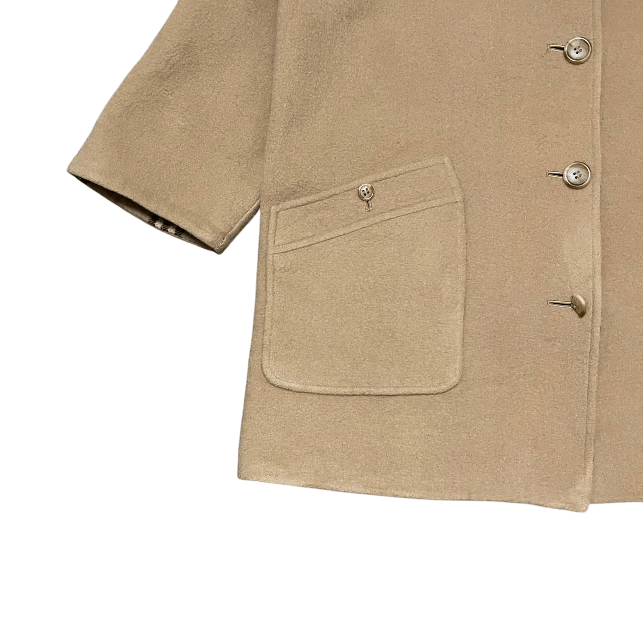 Burberry Vintage 90's Burberry Nova Check Reversible Wool Coat Size US M / EU 48-50 / 2 - 12 Thumbnail