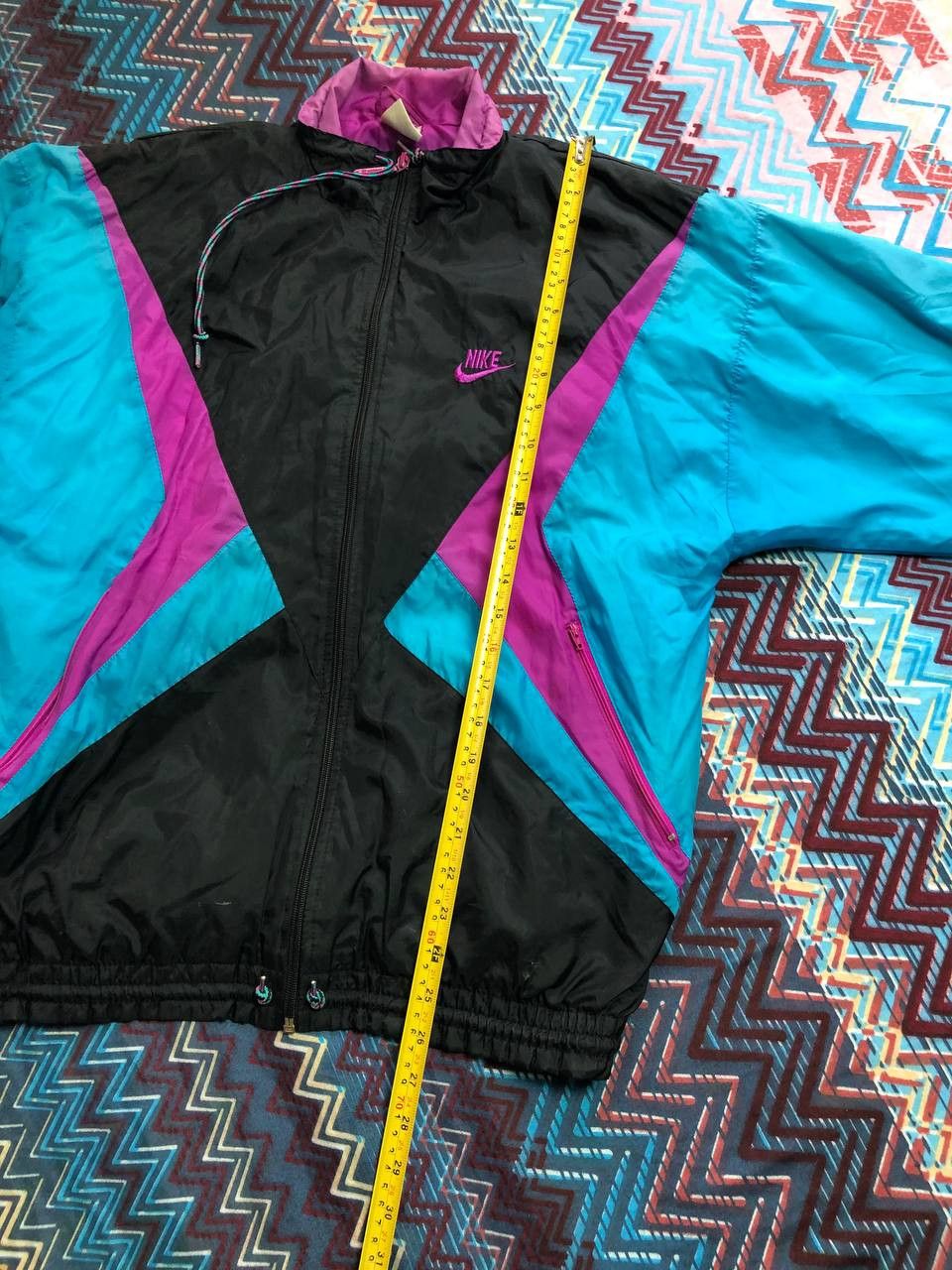 Nike Vintage oversize full zip track jacket Nike 80s Size US S / EU 44-46 / 1 - 16 Thumbnail