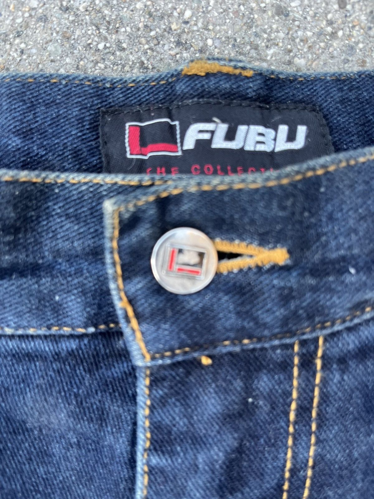 Fubu × Japanese Brand Vintage Fubu Jeans Collection Carpenter Cargo Pants Baggy Size US 37 - 5 Thumbnail