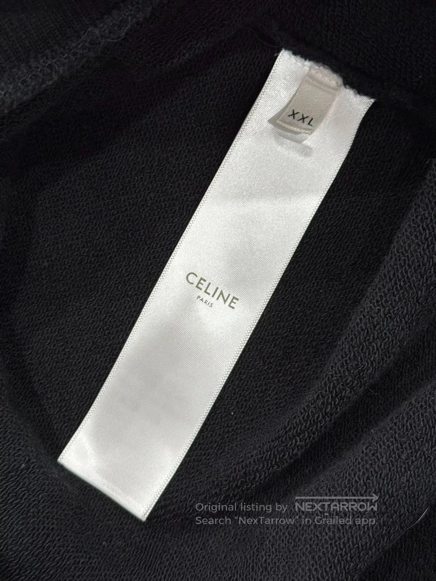 Celine celine black oversized hoodie XXL size. Size US XXL / EU 58 / 5 - 8 Thumbnail