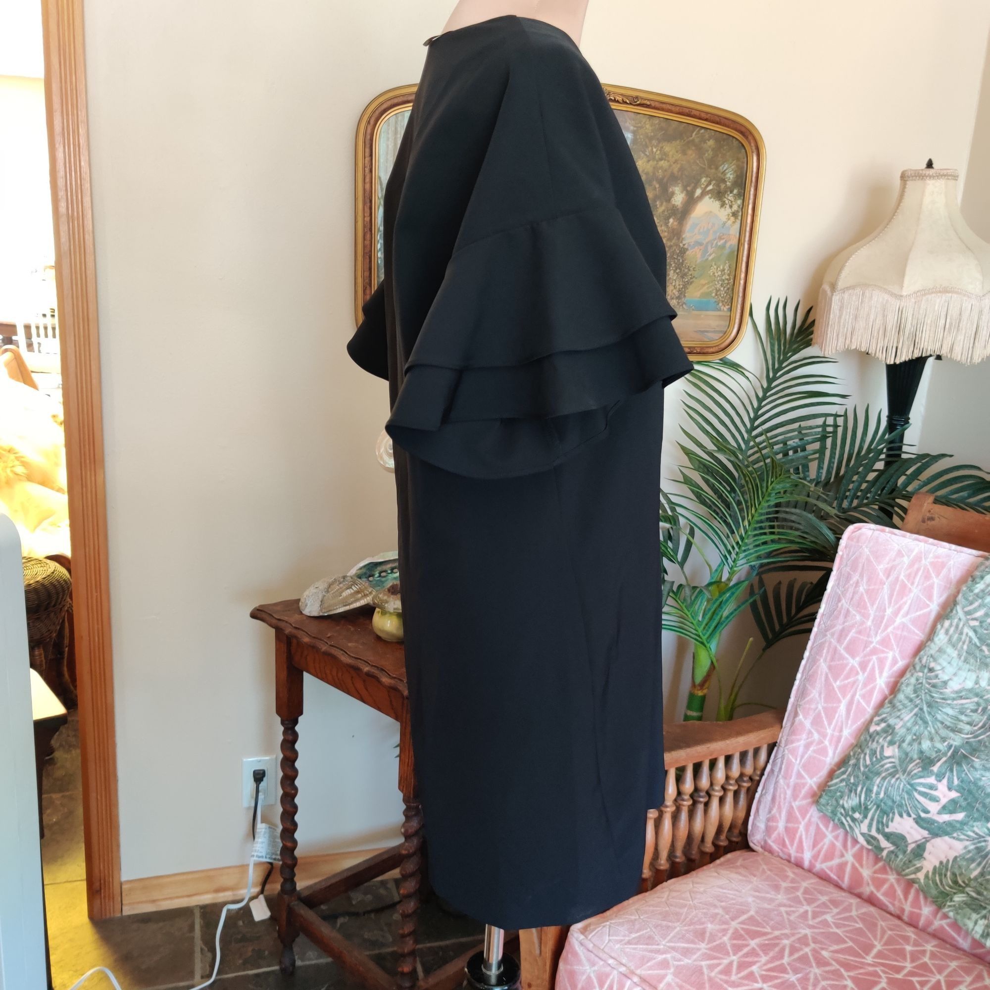 Other Seed Heritage Womens Shift Dress Short Ruffle Bell Sleeve Ca Size XL / US 12-14 / IT 48-50 - 4 Thumbnail