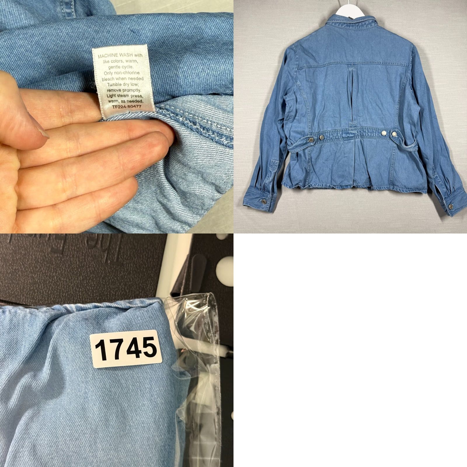 Pendleton Pendleton Shirt Women L Soft Denim Chambray Silver Button Rancher Workwear Blue Size L / US 10 / IT 46 - 8 Thumbnail