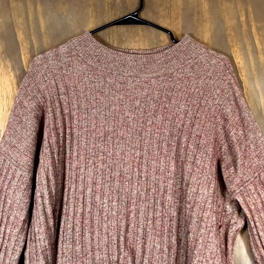 Madewell Madewell Sweater Rosehip Brown Knit Mock Neck Wool Blend XL Women Pullover Long Sleeve Casual Workwear Winter Fall Women’s Size XL / US 12-14 / IT 48-50 - 2 Thumbnail