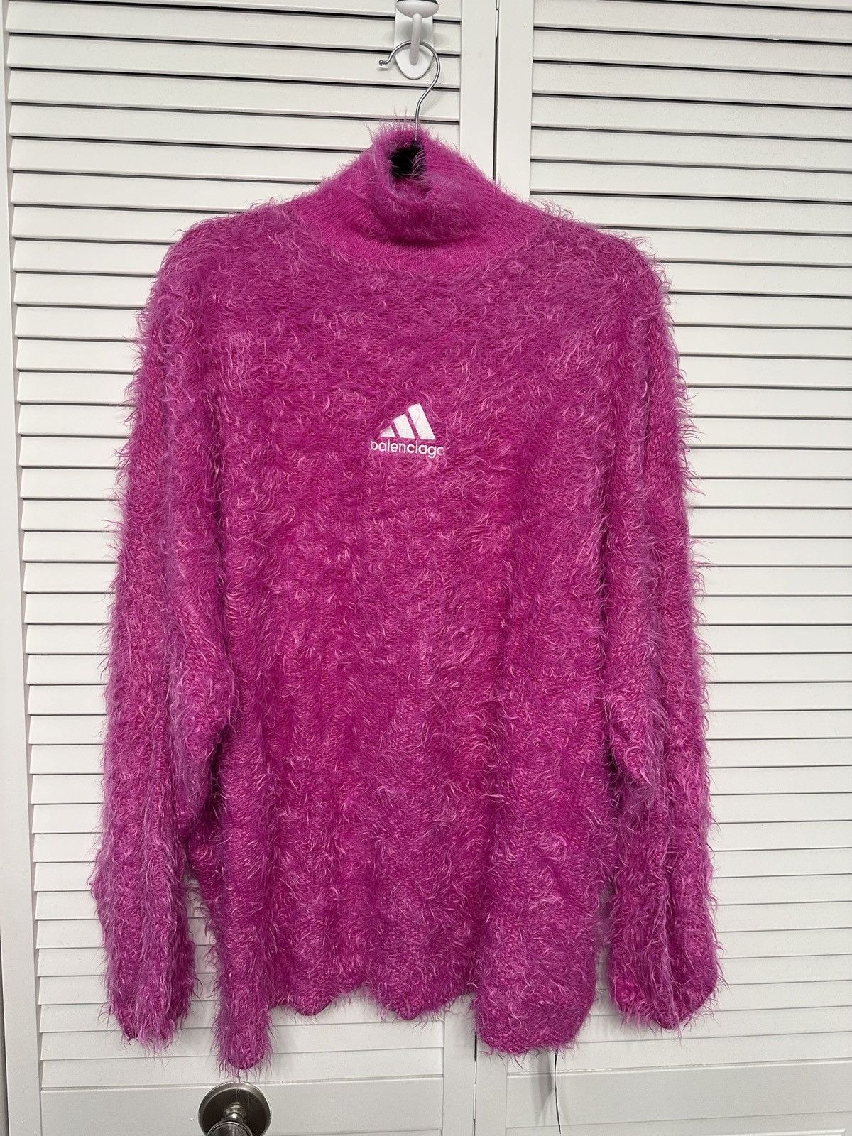 Adidas × Balenciaga TURTLENECK WOOL SWEETER HAIRY BRUSHED KNIT BALENCIAGA ADIDAS Size US M / EU 48-50 / 2 - 1 Thumbnail