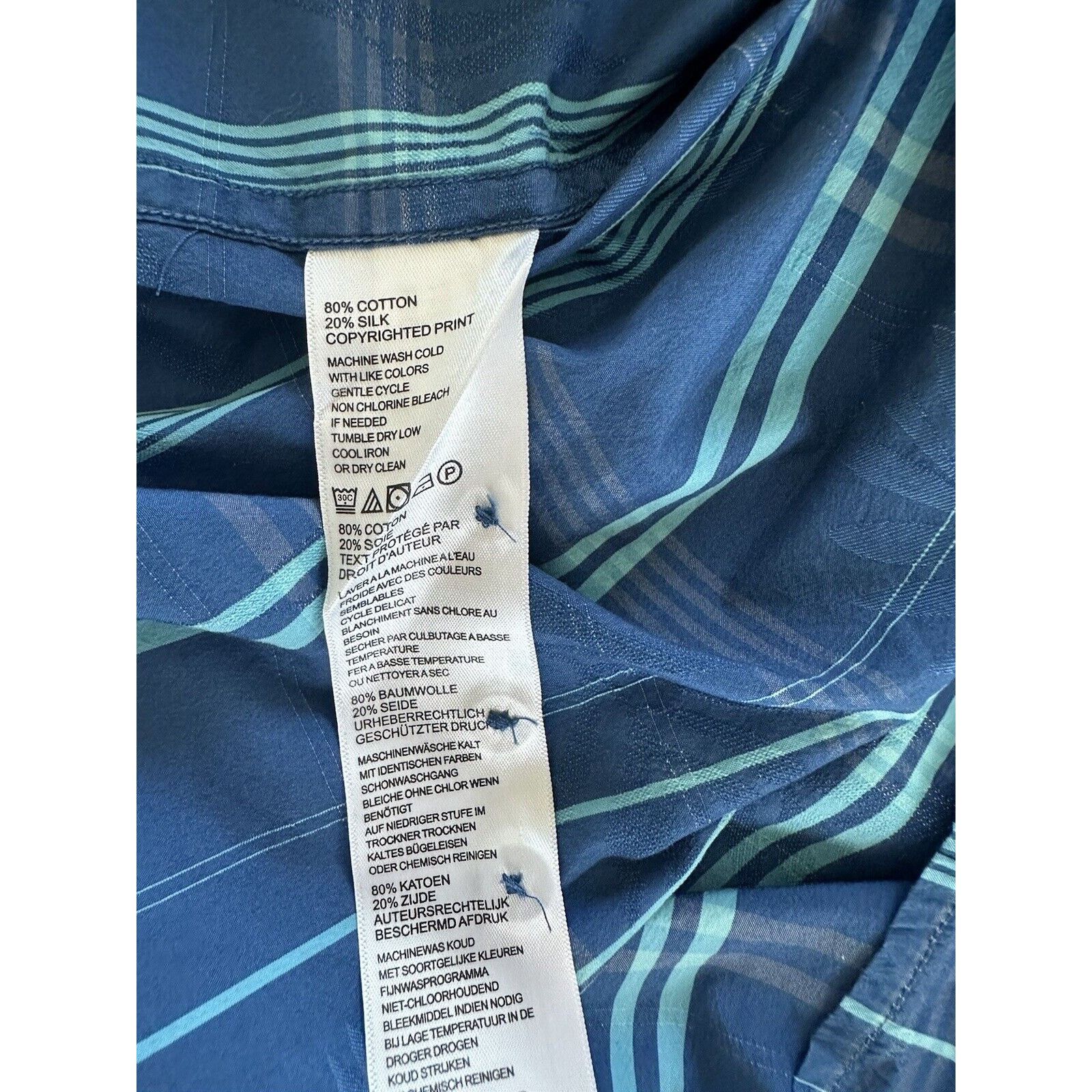 Tommy Bahama Tommy Bahamas Blue Teal Plaid Hawaiian Men’s Shirt Size XL Size US XL / EU 56 / 4 - 16 Thumbnail