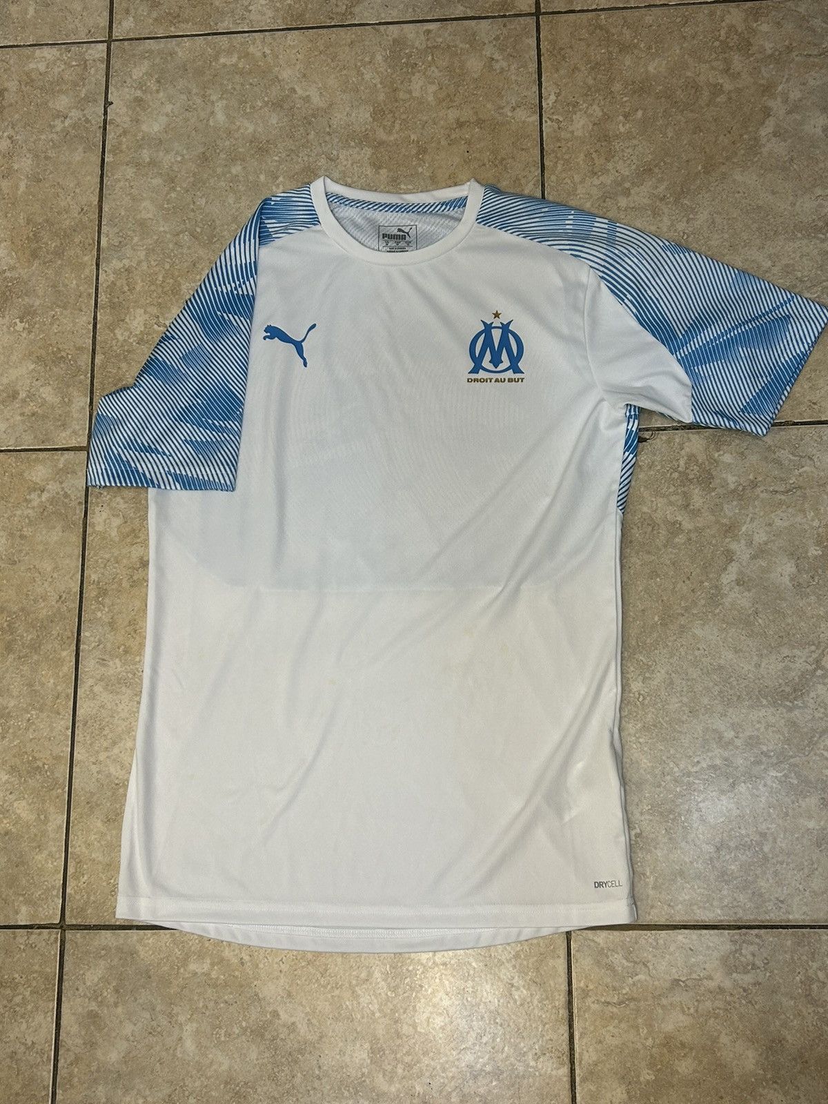 Puma Ligue One Marseilles 2019 Training Shirt Size US M / EU 48-50 / 2 - 1 Thumbnail