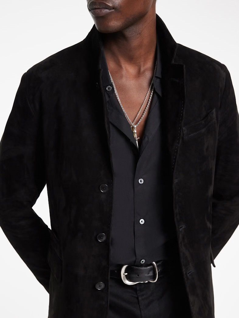 John Varvatos Rind Suede Jacket EU 50 USA 40 Size US M / EU 48-50 / 2 - 3 Thumbnail