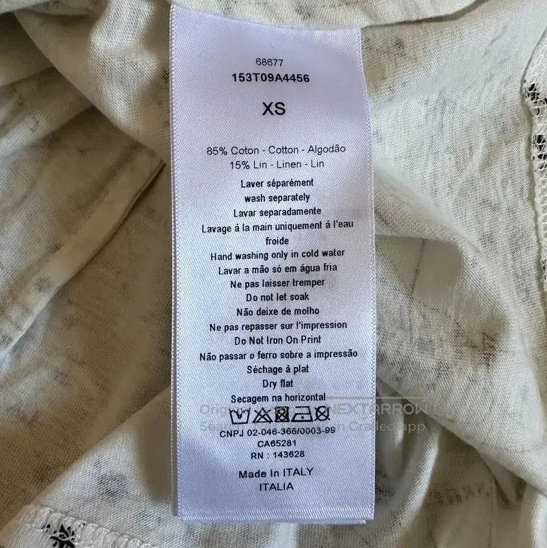 Other Dior Summer White Cotton Graphic T. Size XS / US 0-2 / IT 36-38 - 7 Thumbnail