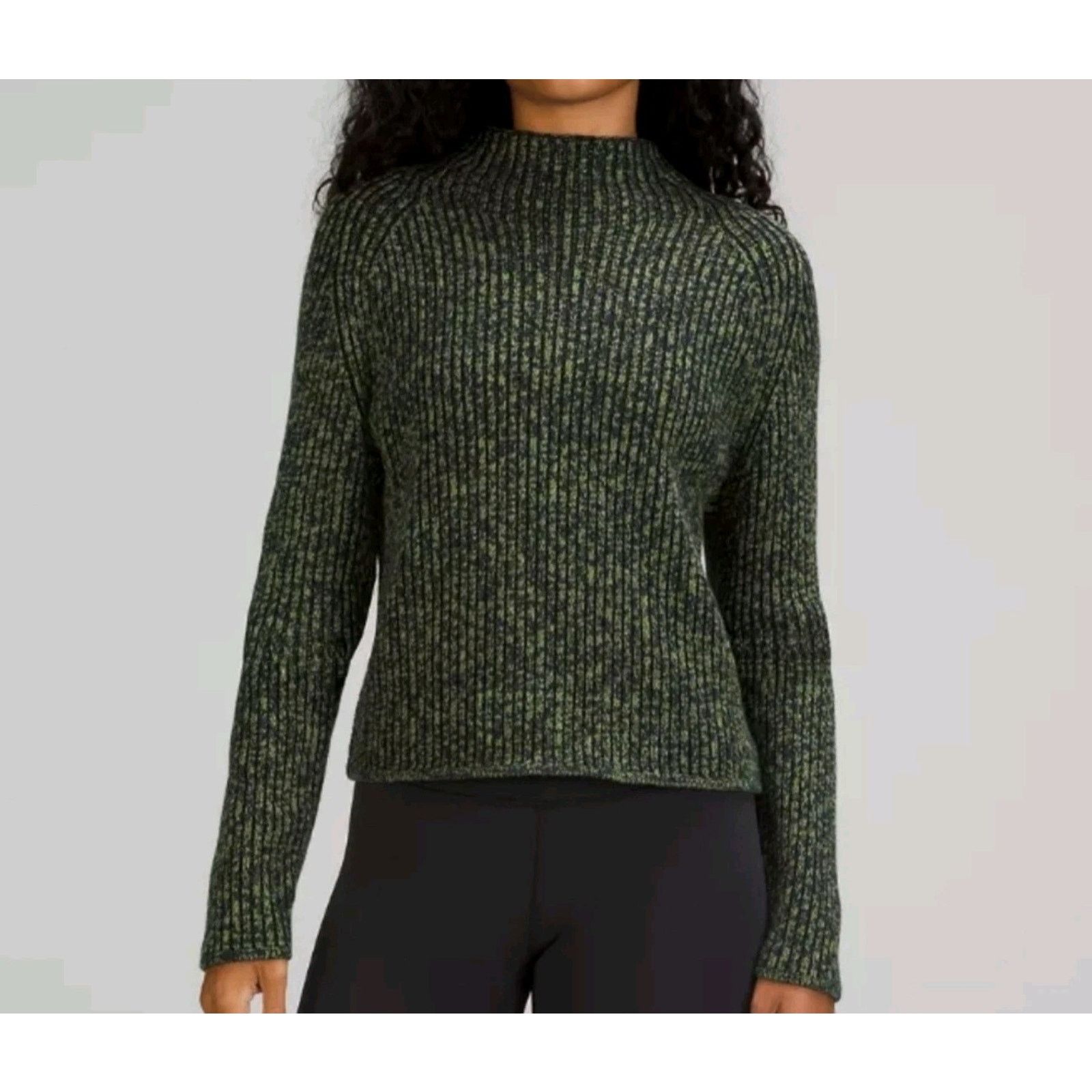 Lululemon Lululemon Sweater Cotton Cashmere Blend Mock Neck Sweater Size M / US 6-8 / IT 42-44 - 1 Thumbnail