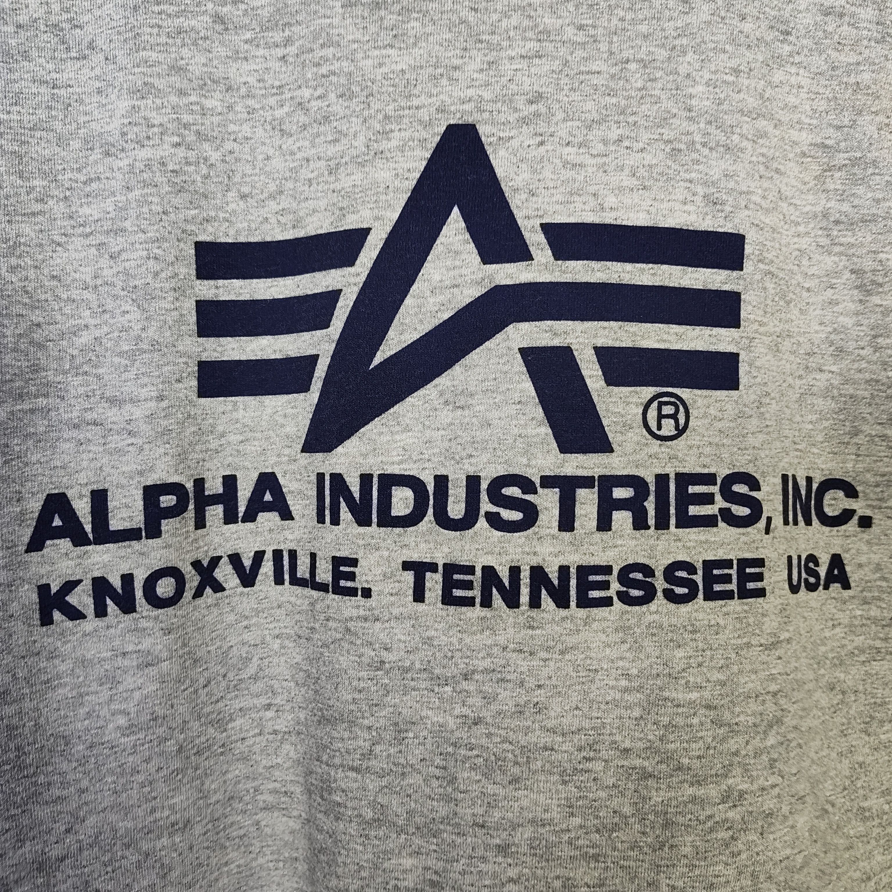Alpha Industries Vintage Y2K ALPHA INDUSTRIES Backhit Tshirt Size US M / EU 48-50 / 2 - 4 Thumbnail