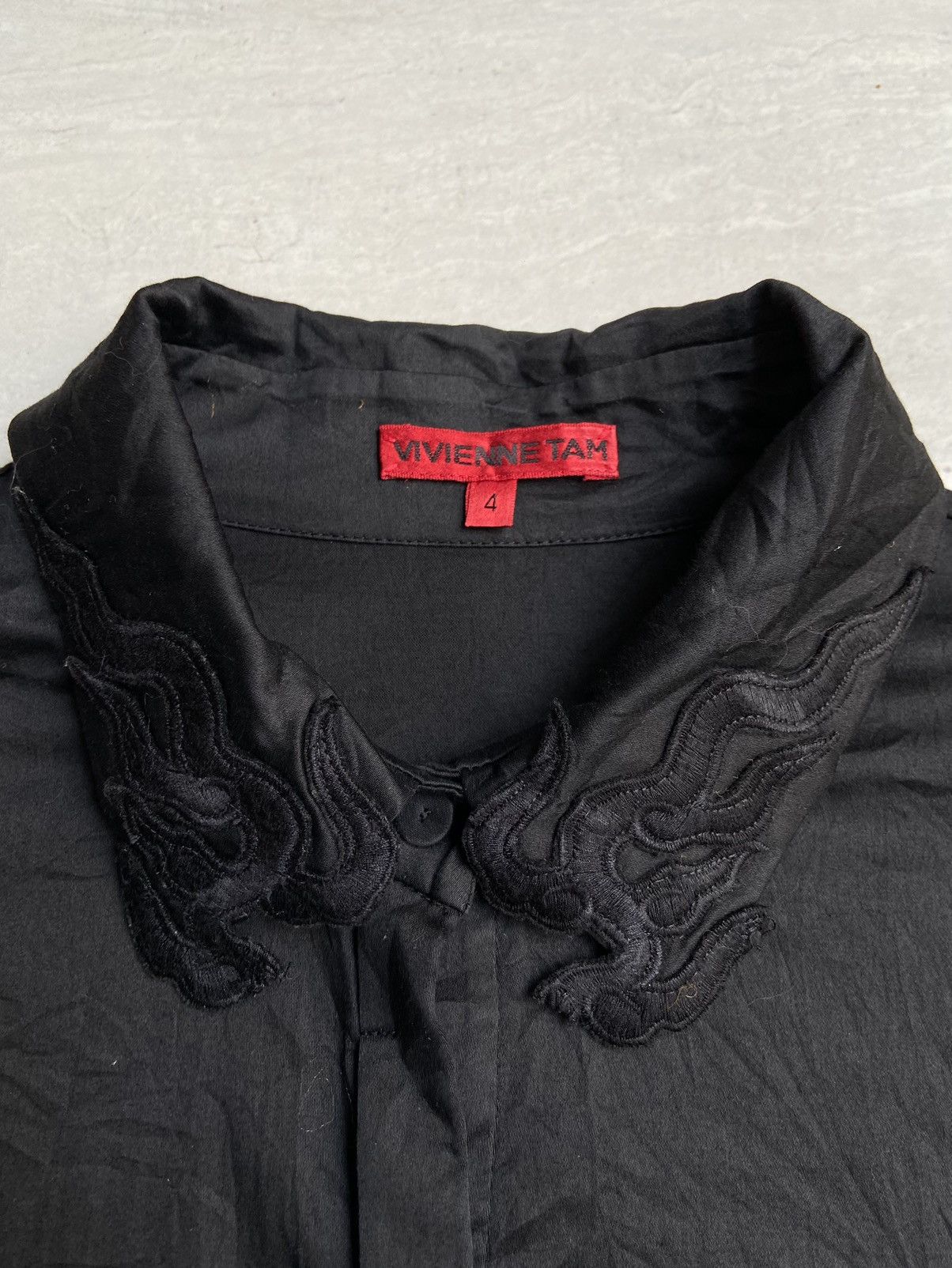 Vivienne Tam VIVIENNE TAM Black Shirt Size XS / US 0-2 / IT 36-38 - 11 Thumbnail