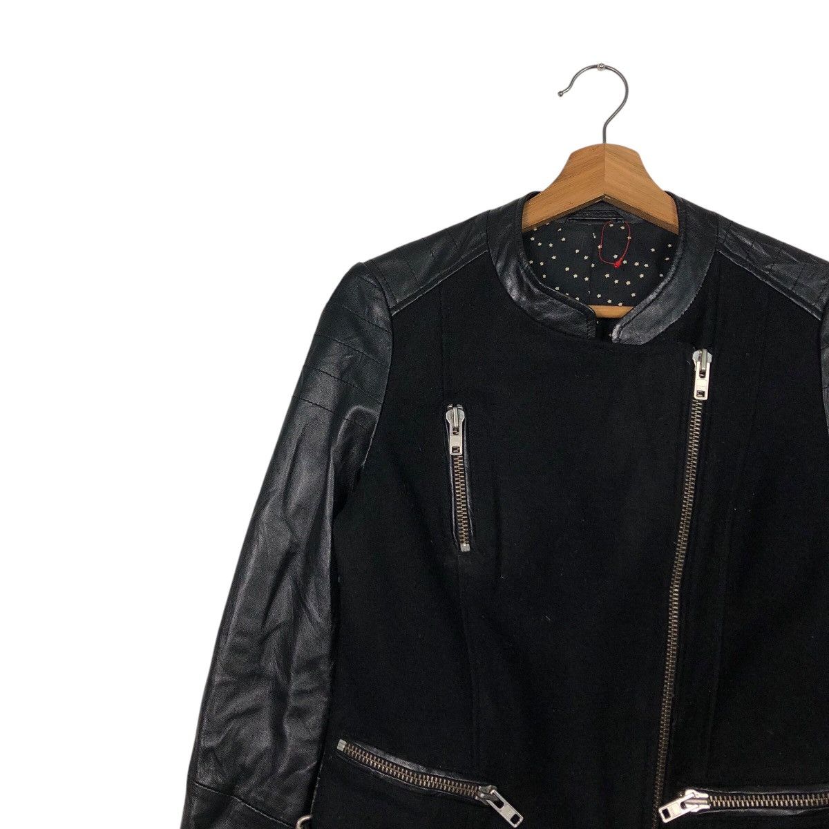 Japanese Brand 📌You & Me Oui Biker Genuine Leather Jacket Cafe Racer Size US M / EU 48-50 / 2 - 8 Thumbnail