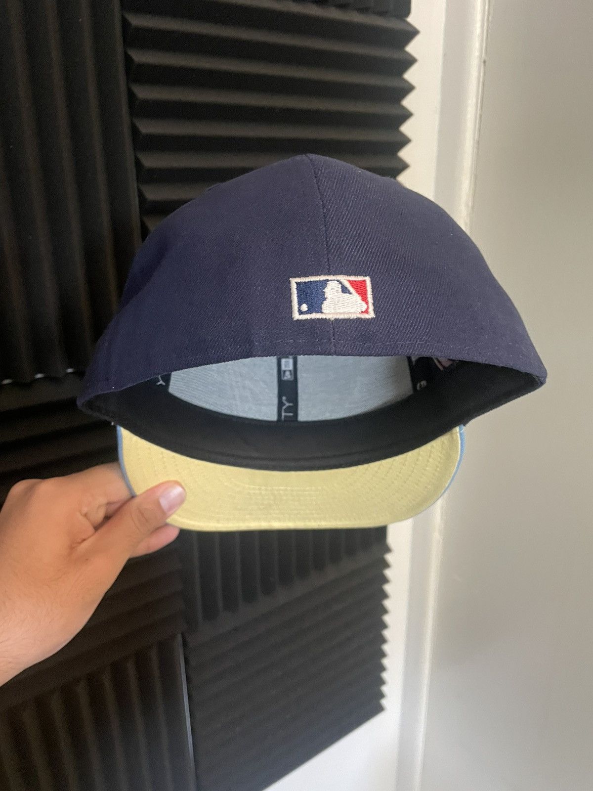 MyFitteds 7 3/8 Lemon Zest Anaheim Angels myfitteds 2tone fitted hat Size ONE SIZE - 5 Thumbnail