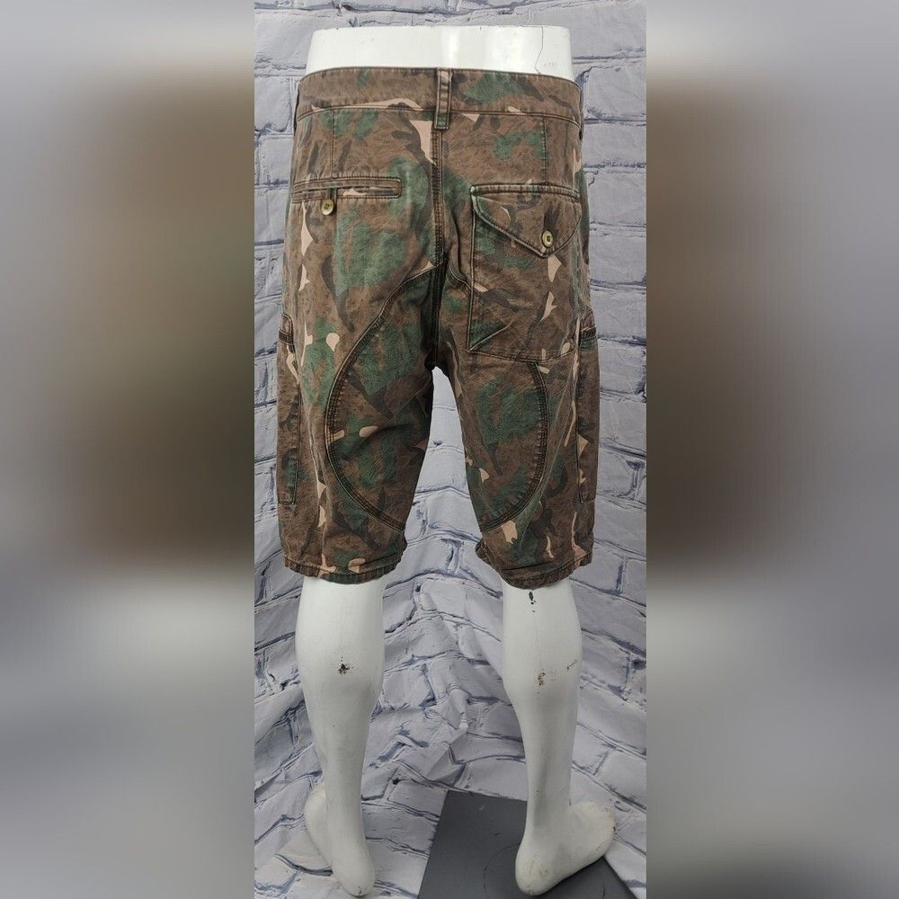 French Connection French Connection FCUK Men's Cargo Jean Shorts Vintage Y2K Size US 32 / EU 48 - 2 Thumbnail