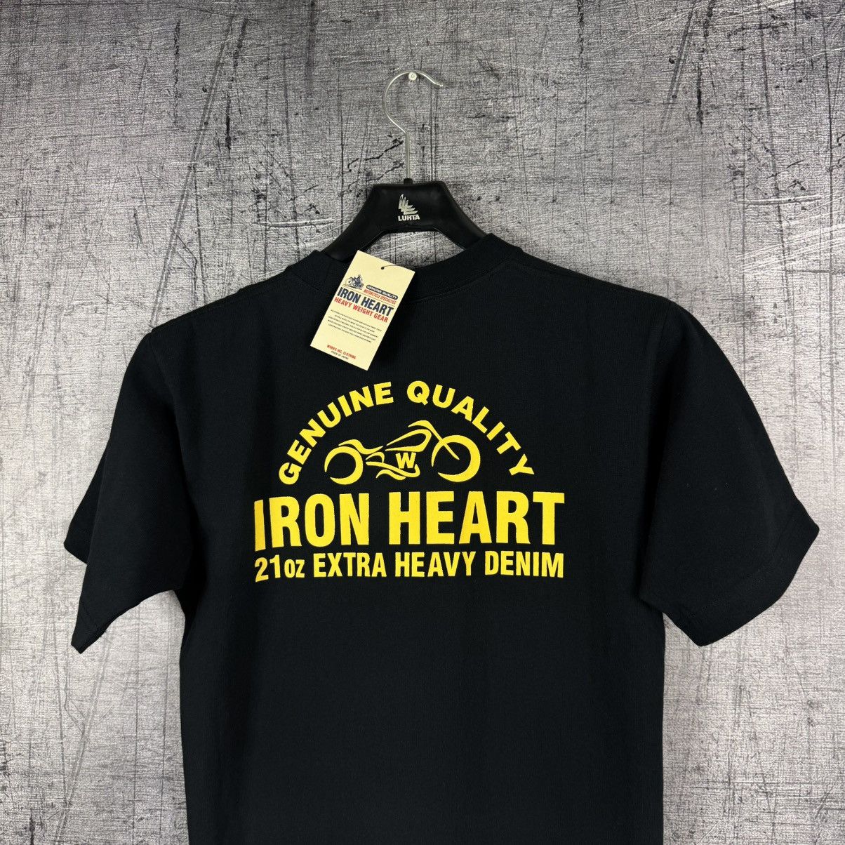 Iron Heart IRON HEART 7.5 OZ LOOPWHELL CREW NECK T-SHIRT TEE Size S Size US S / EU 44-46 / 1 - 2 Thumbnail