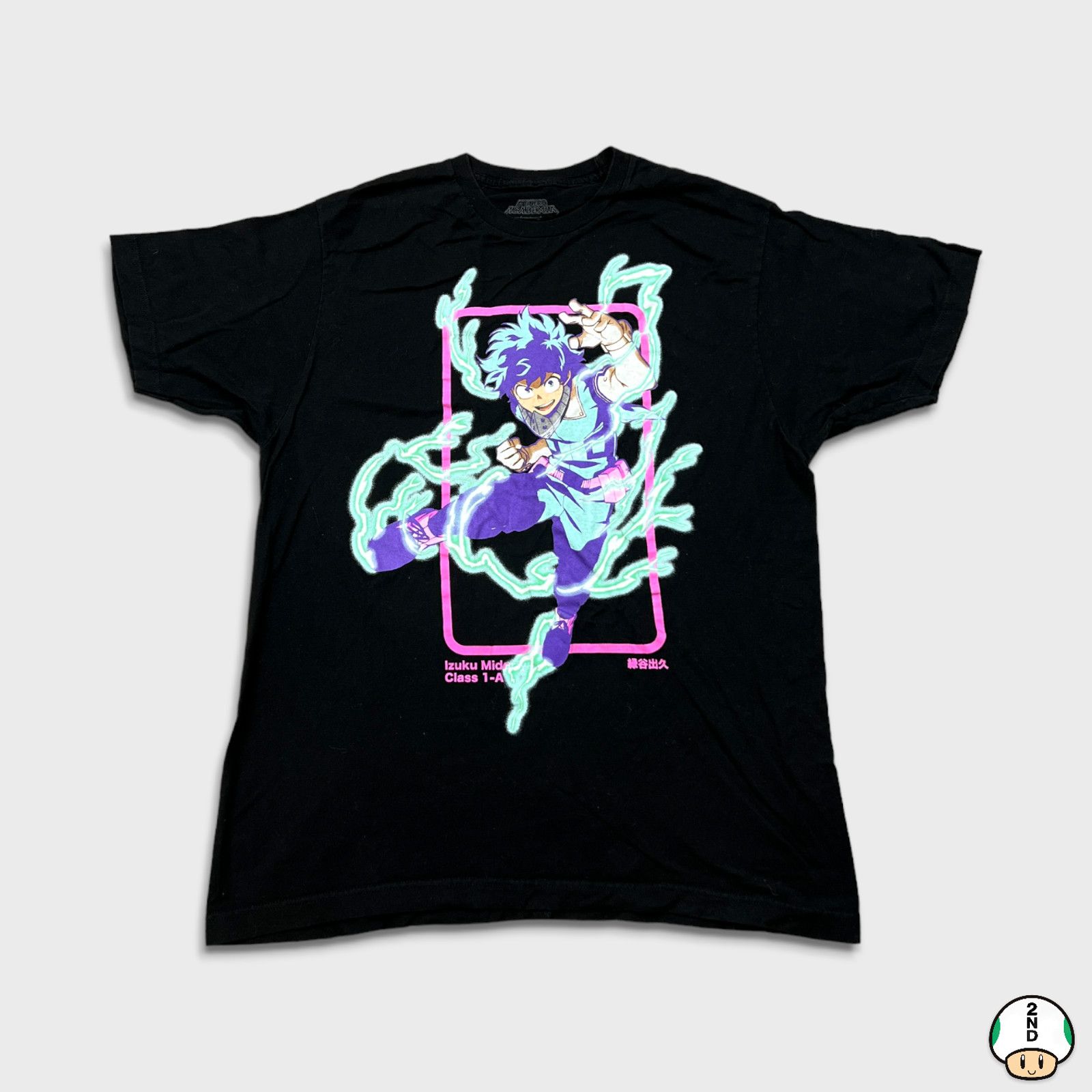 Anime × Japanese Brand × Vintage My Hero Academia T Shirt Midoriya Anime Short Sleeve Tee Size US L / EU 52-54 / 3 - 1 Thumbnail