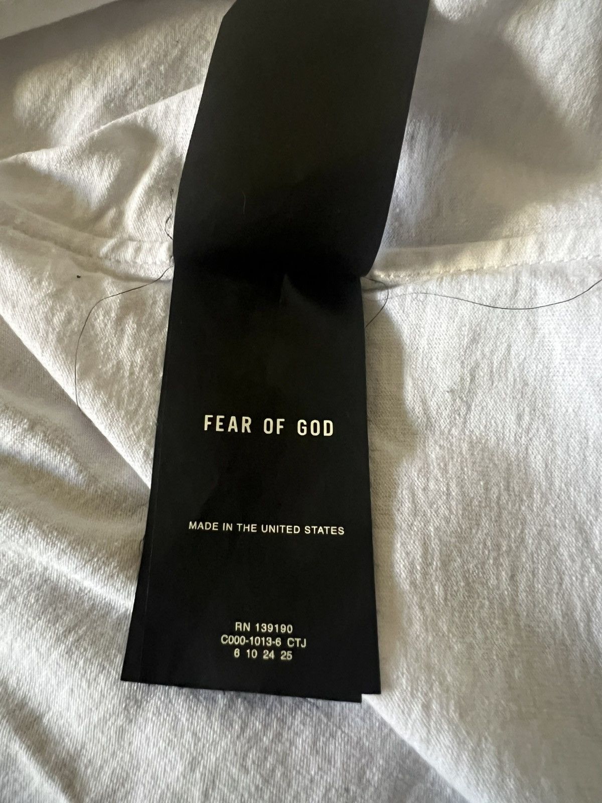 Fear of God Fear of God GF George Floyd Tee Shirt Oversized M Medium T Size US M / EU 48-50 / 2 - 9 Thumbnail