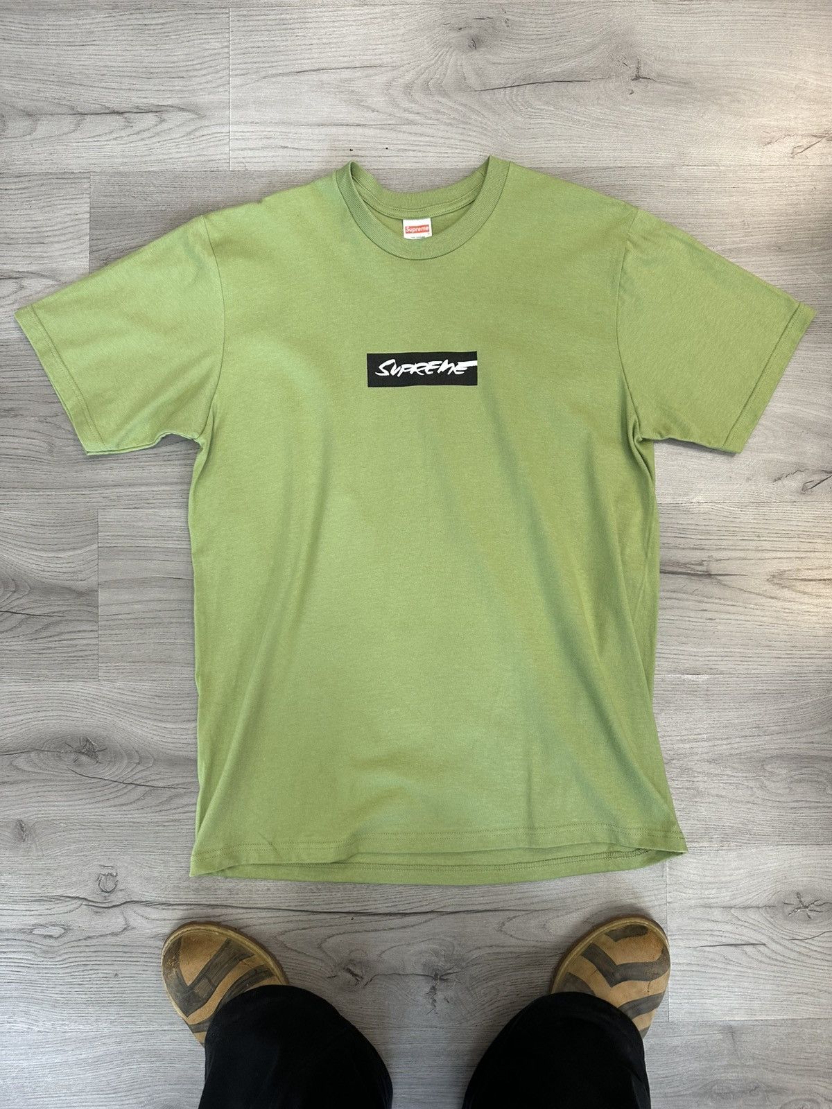 Supreme Supreme Futura Box Logo Shirt Beige Size US M / EU 48-50 / 2 - 1 Thumbnail