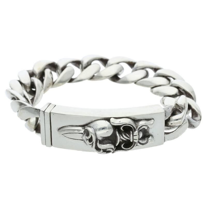 Chrome Hearts 13link Chrome Hearts Dagger Heart ID Classic