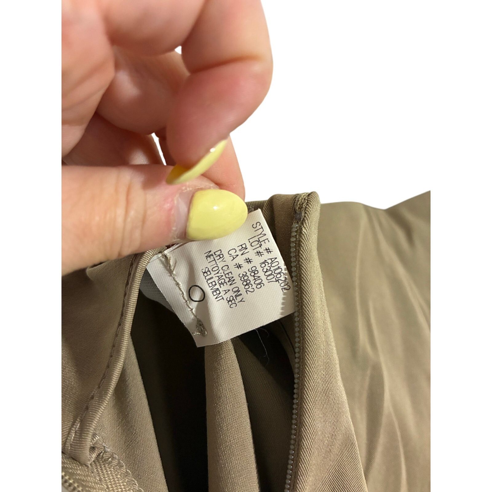 Theory Theory Stretch Pants Khaki S Cropped Career Business Size 26" / US 2 / IT 38 - 6 Thumbnail