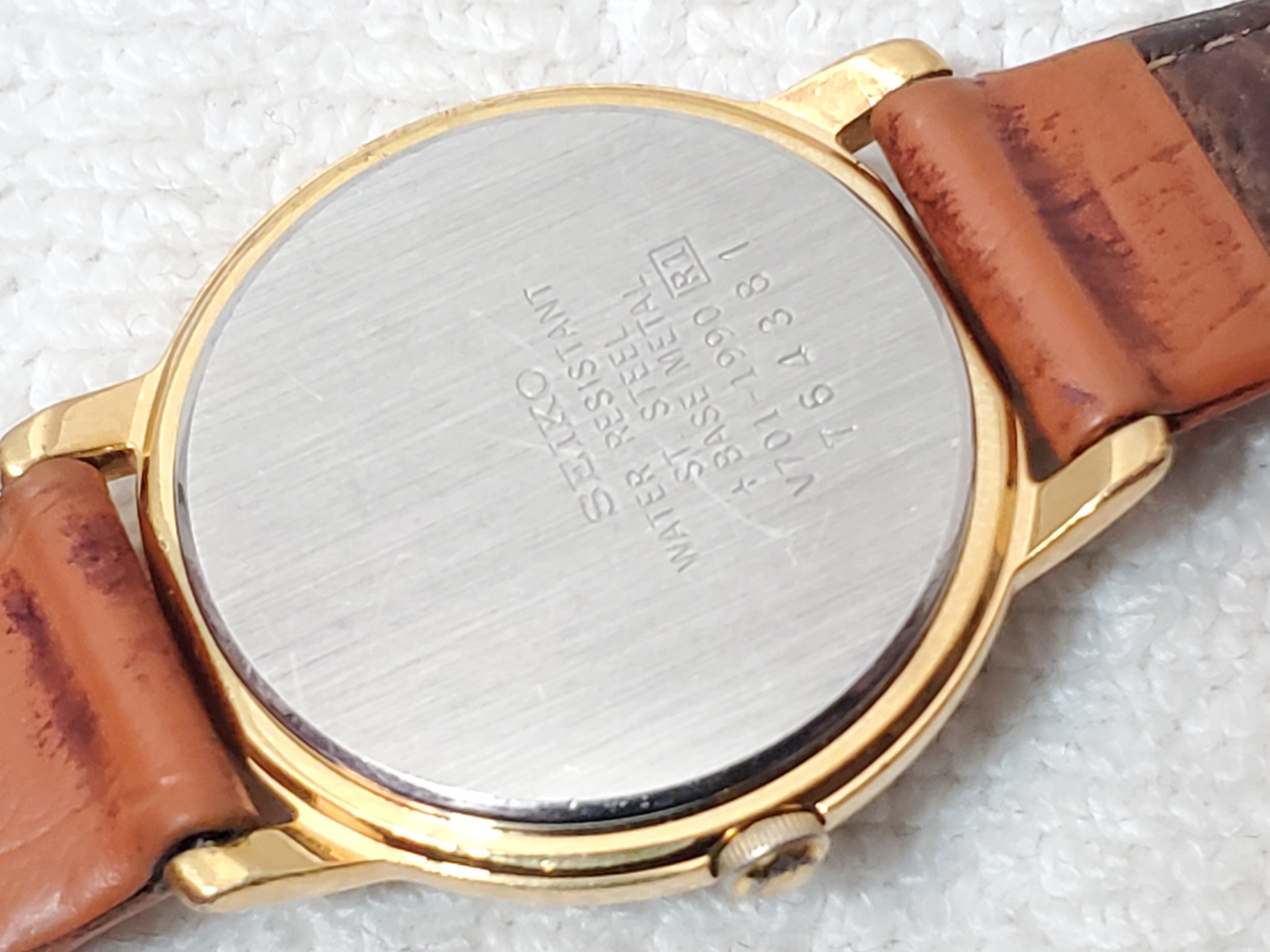 Seiko Vintage Seiko Women Watch White Dial Black Roman Numerals Size ONE SIZE - 8 Thumbnail