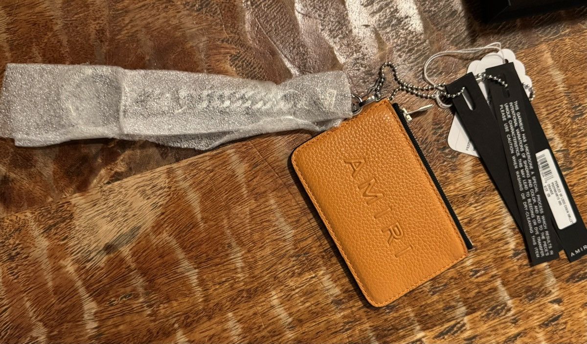 Amiri 🔥55% OFF🔥 [SALE] Amiri Logo Chain Pebbled Leather Wallet Size ONE SIZE - 6 Thumbnail