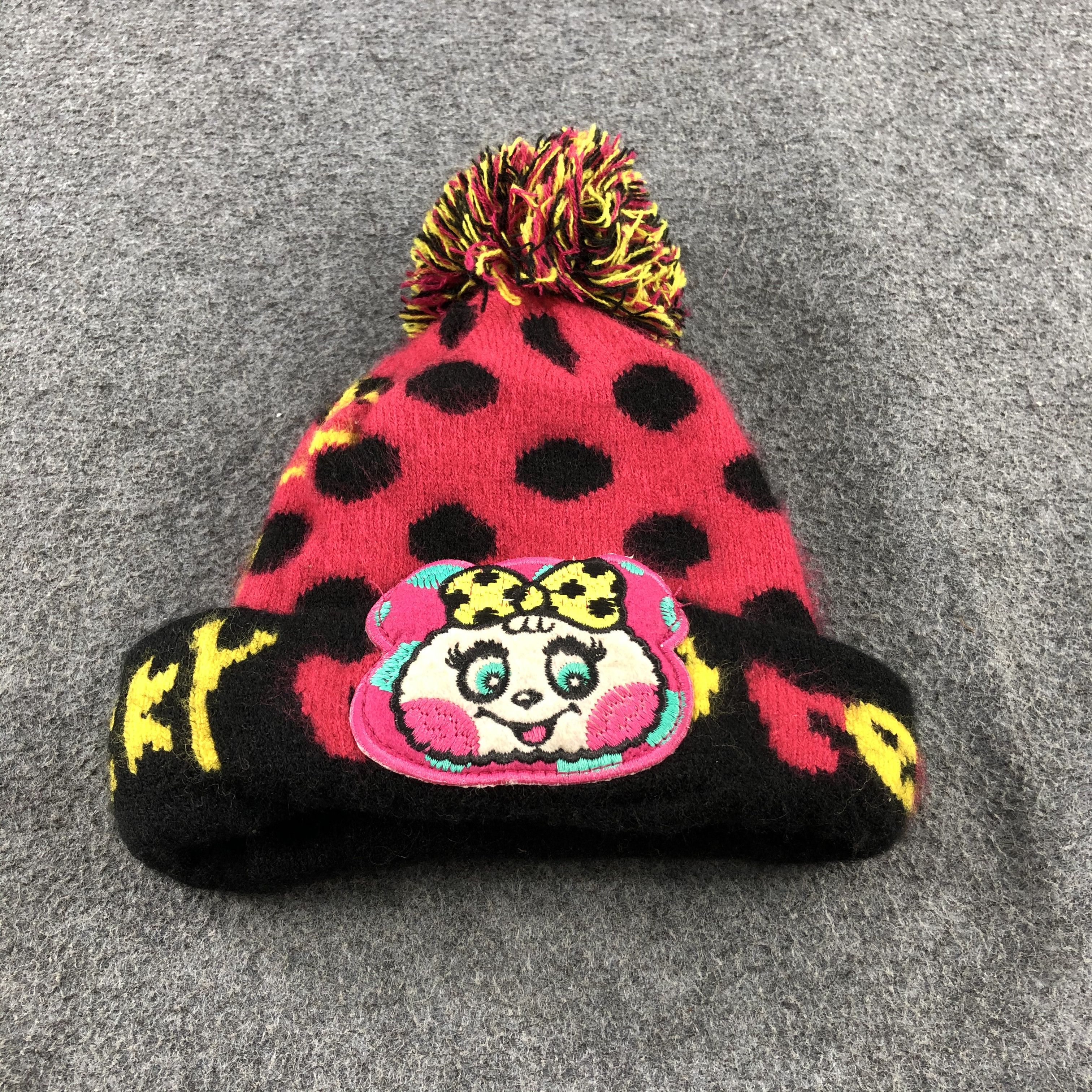 Vintage Happy Go Lucky Baby Bobble Beanie Snowcap Snow Hat B451 Size ONE SIZE - 1 Thumbnail