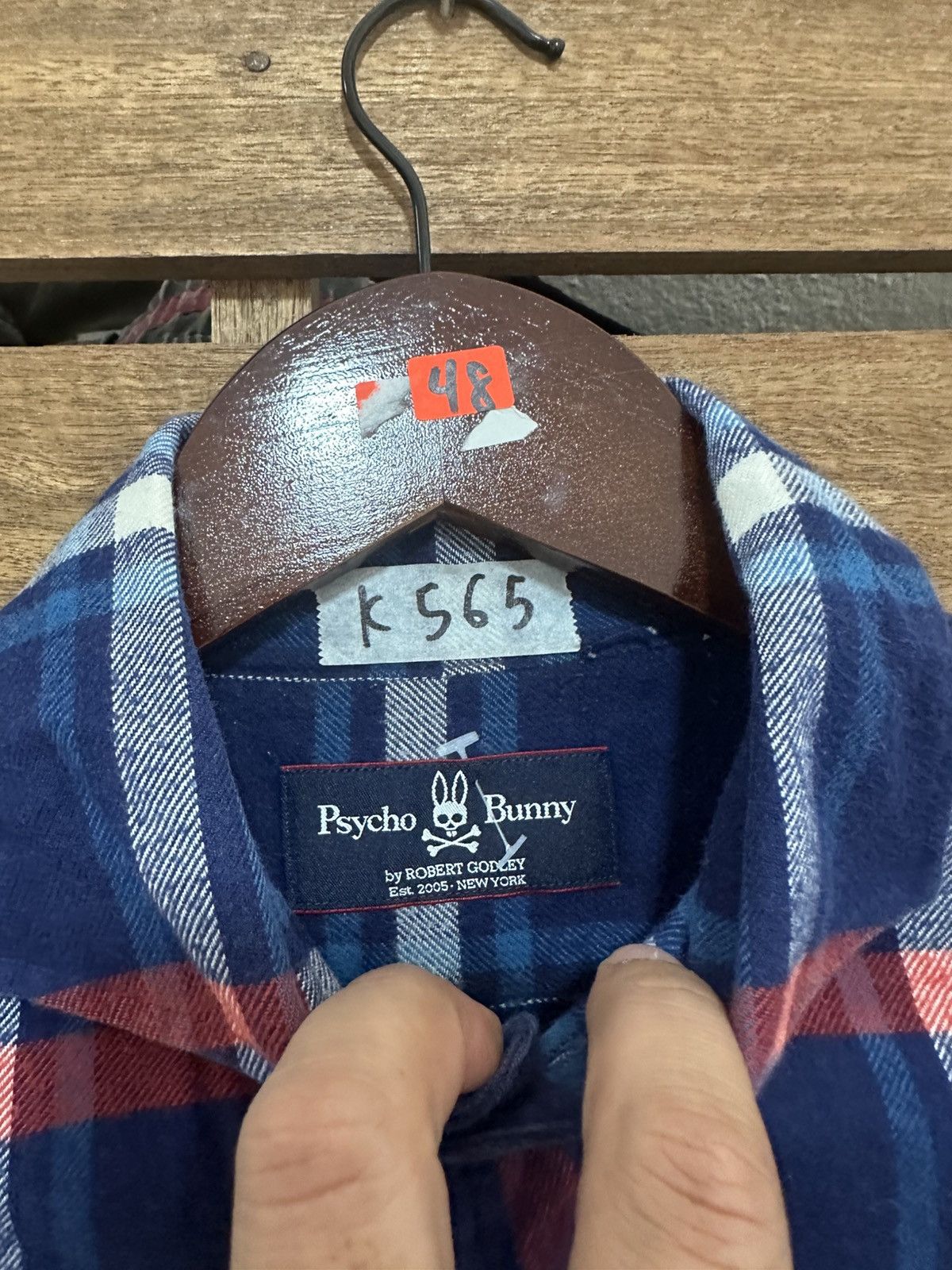 Psycho Bunny Vintage Style Psycho Bunny Plaid Flannel Size US M / EU 48-50 / 2 - 4 Thumbnail