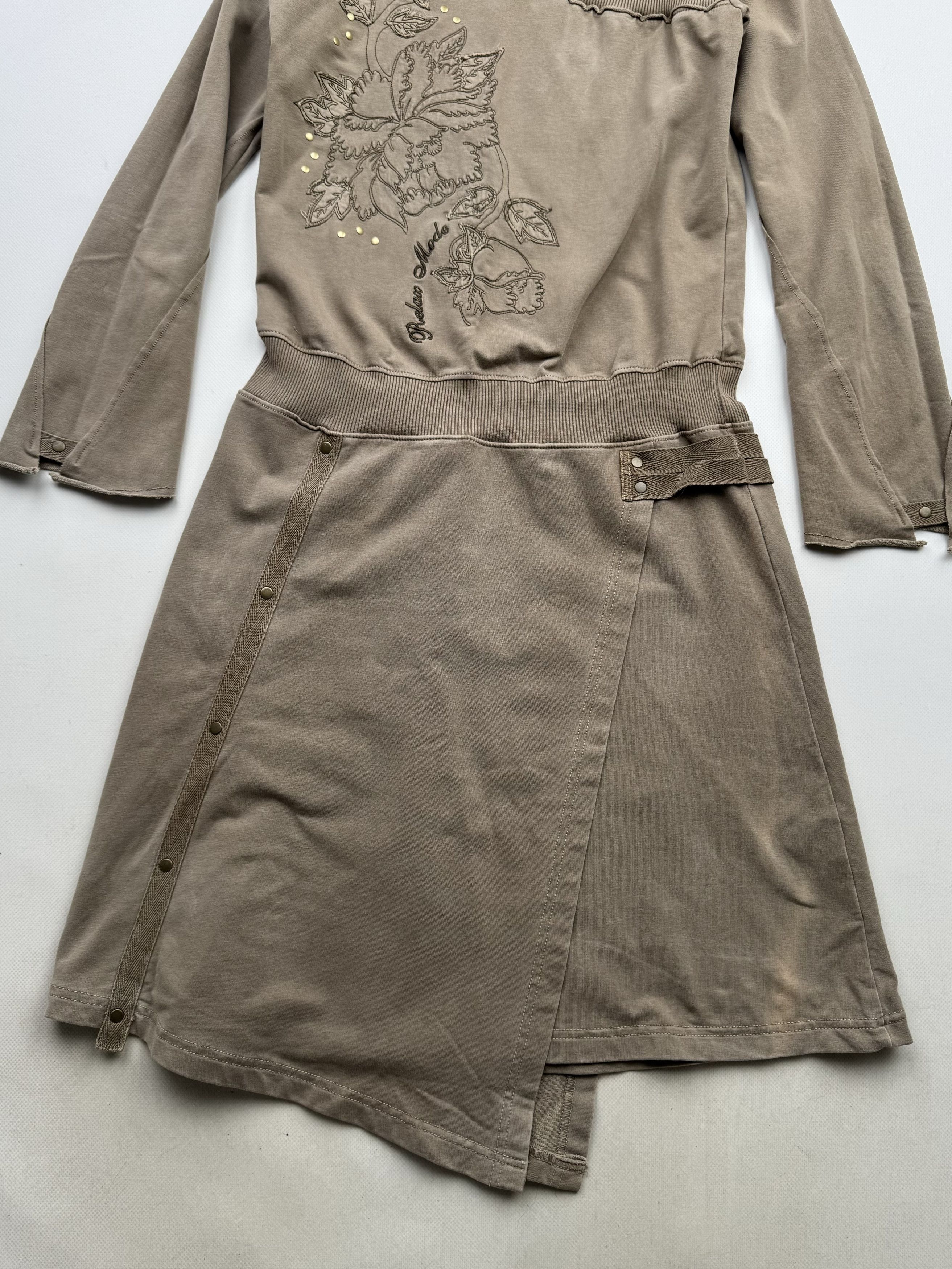Japanese Brand 90's Faded Dress With Bondage Details B169(V497)E2 Size S / US 4 / IT 40 - 3 Thumbnail