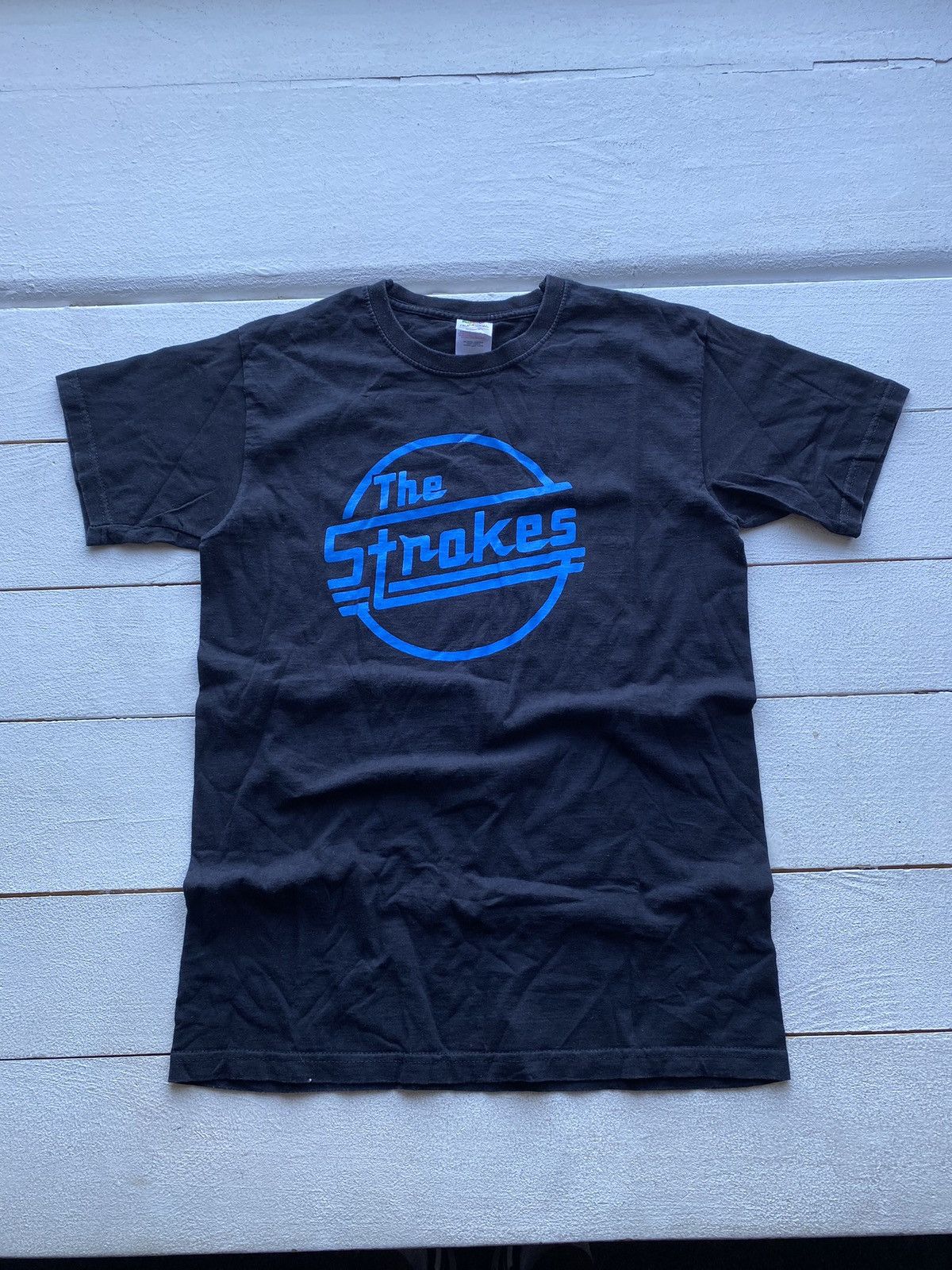 Band Tees × Vintage 00s The Strokes Band Black T Shirt Rare Rock 