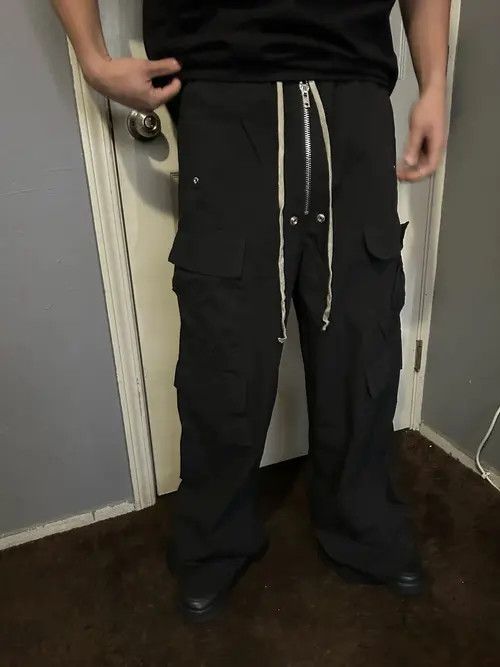 Ring Of Fire Wide Leg Drawstring Cargo Pants Baggy Size US 34 / EU 50 - 1 Thumbnail