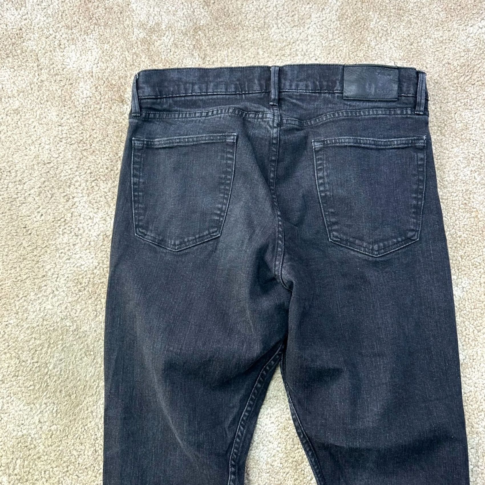 Polo Ralph Lauren Polo Ralph Lauren Prospect Straight Jeans Mens 34x32 Black Denim Comfort Regular Fit 5-Pocket Button Zipper Belt Loops Logo Size US S / EU 44-46 / 1 - 6 Thumbnail