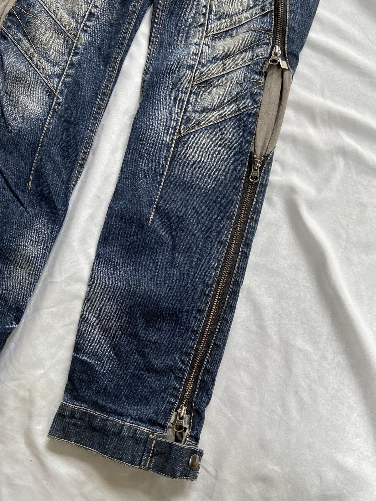 PPFM PPFM PUNK MULTI ZIPPER ARCHIVE DENIM PANTS Size US 31 - 5 Thumbnail