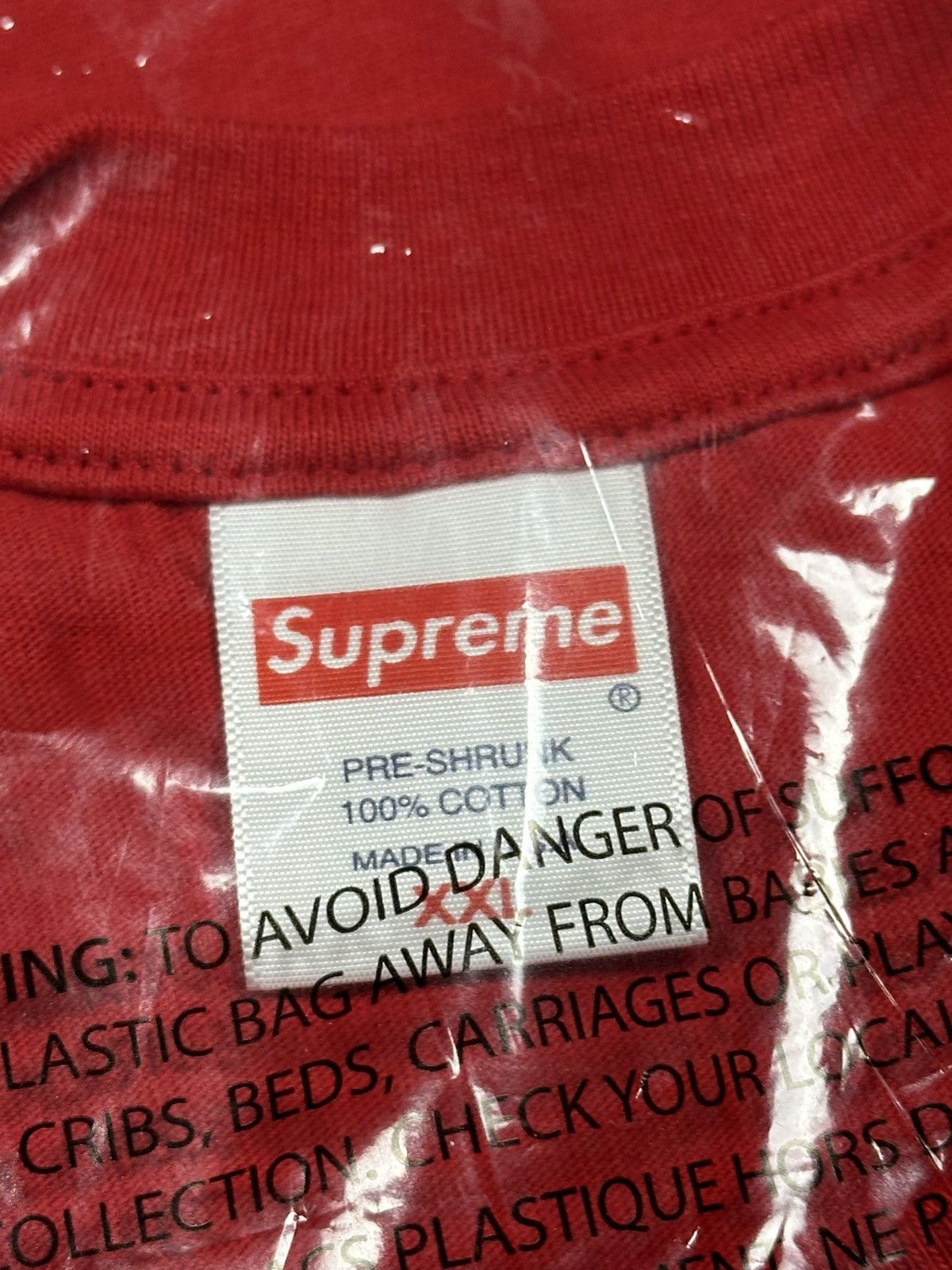 Supreme Supreme Mont Blanc Tee - Red - XXL - FW23 Size US XXL / EU 58 / 5 - 5 Thumbnail