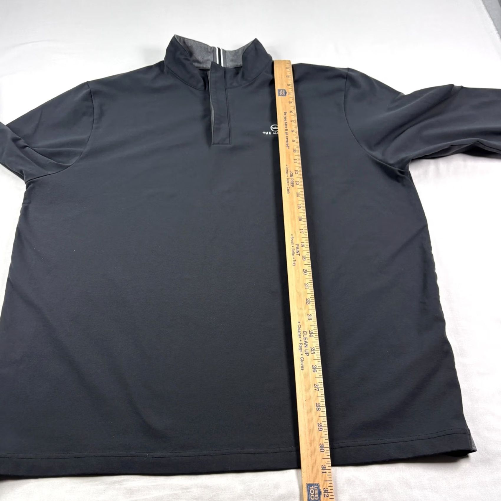 Footjoy FootJoy Mens 2XL Black Stretch Jersey 1/4 Zip Golf Pullover The Manor Shirt Pullover Long Sleeve Mock Neck Casual Activewear Logo Size US XXL / EU 58 / 5 - 5 Thumbnail
