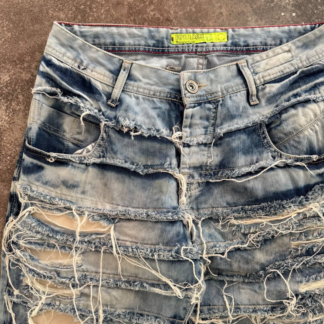 If Six Was Nine × Japanese Brand Opium Y2K Cipo & Baxx Unisex Distressed Jeans Size US 30 / EU 46 - 3 Thumbnail