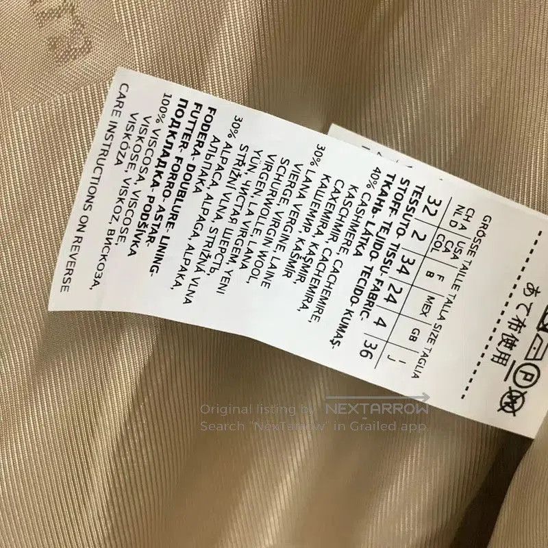 Max Mara MaxMara Khaki Women's Coat Size L . Size L / US 10 / IT 46 - 5 Thumbnail