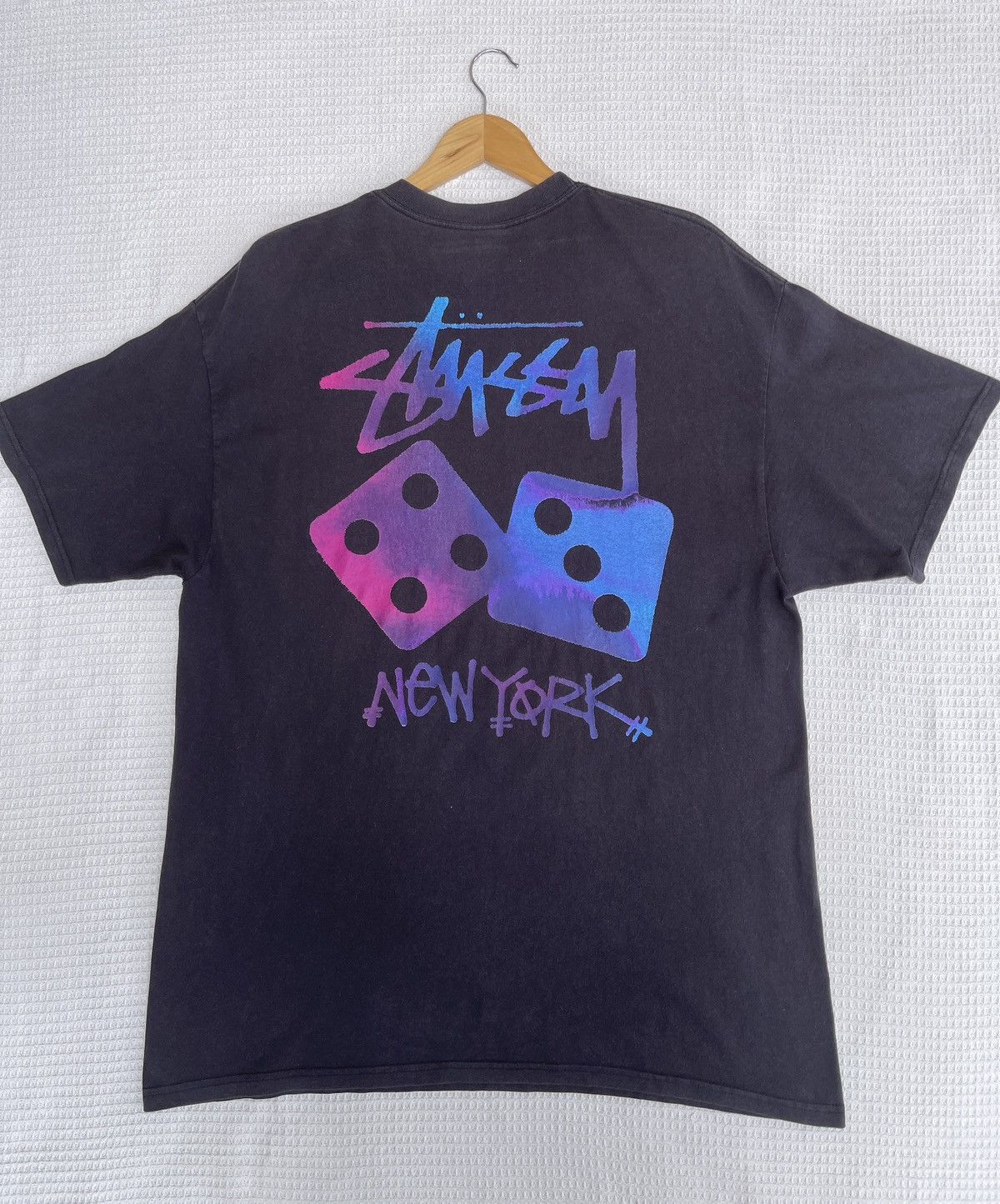 Stussy Rarest🔥Vintage Stussy Dice New York T-Shirt Size US XL / EU 56 / 4 - 9 Thumbnail