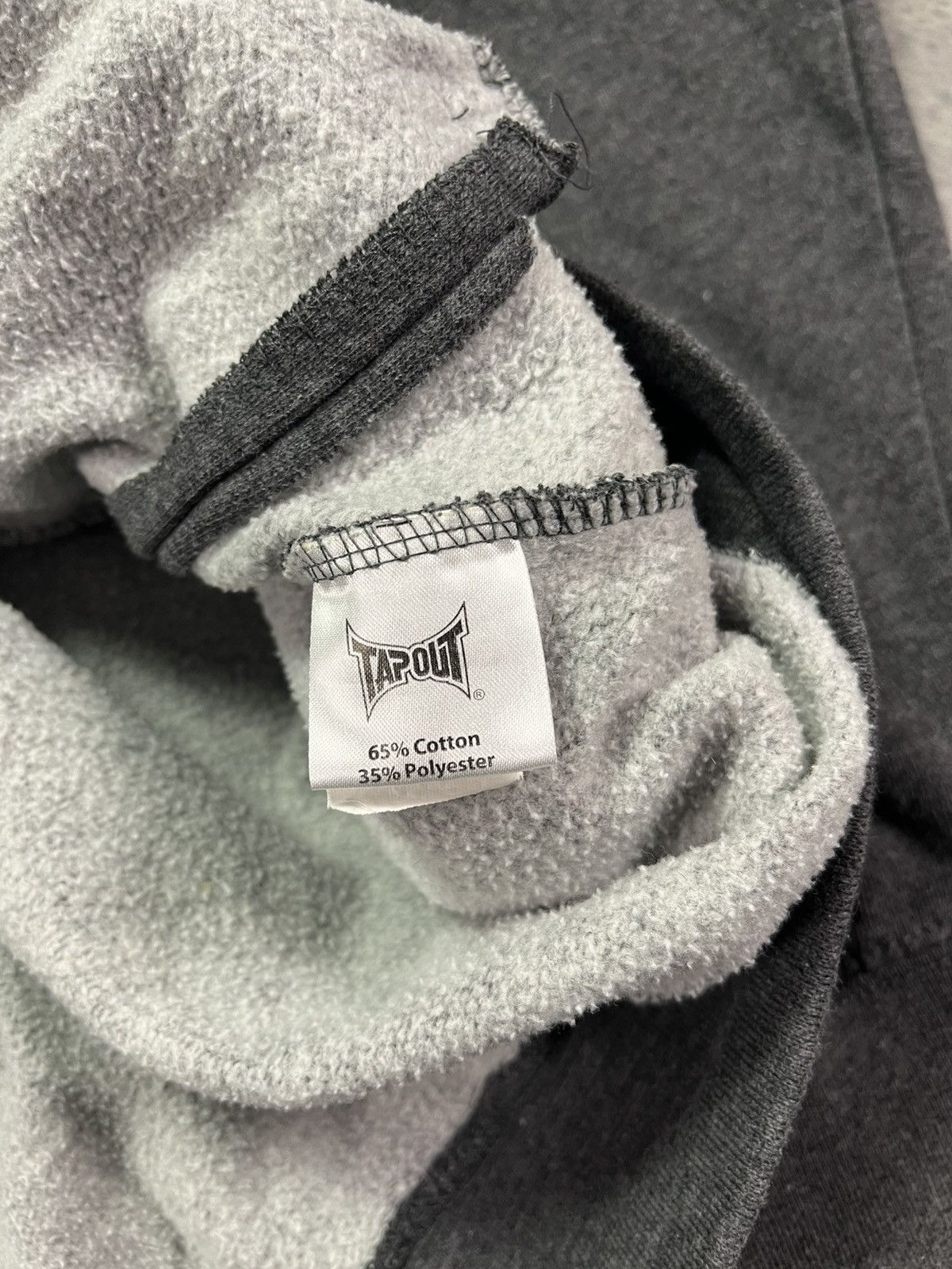 Tapout Tapout Big Splash Logo Grey Zip Hoodie XXL XL Affliction Size US XXL / EU 58 / 5 - 9 Thumbnail