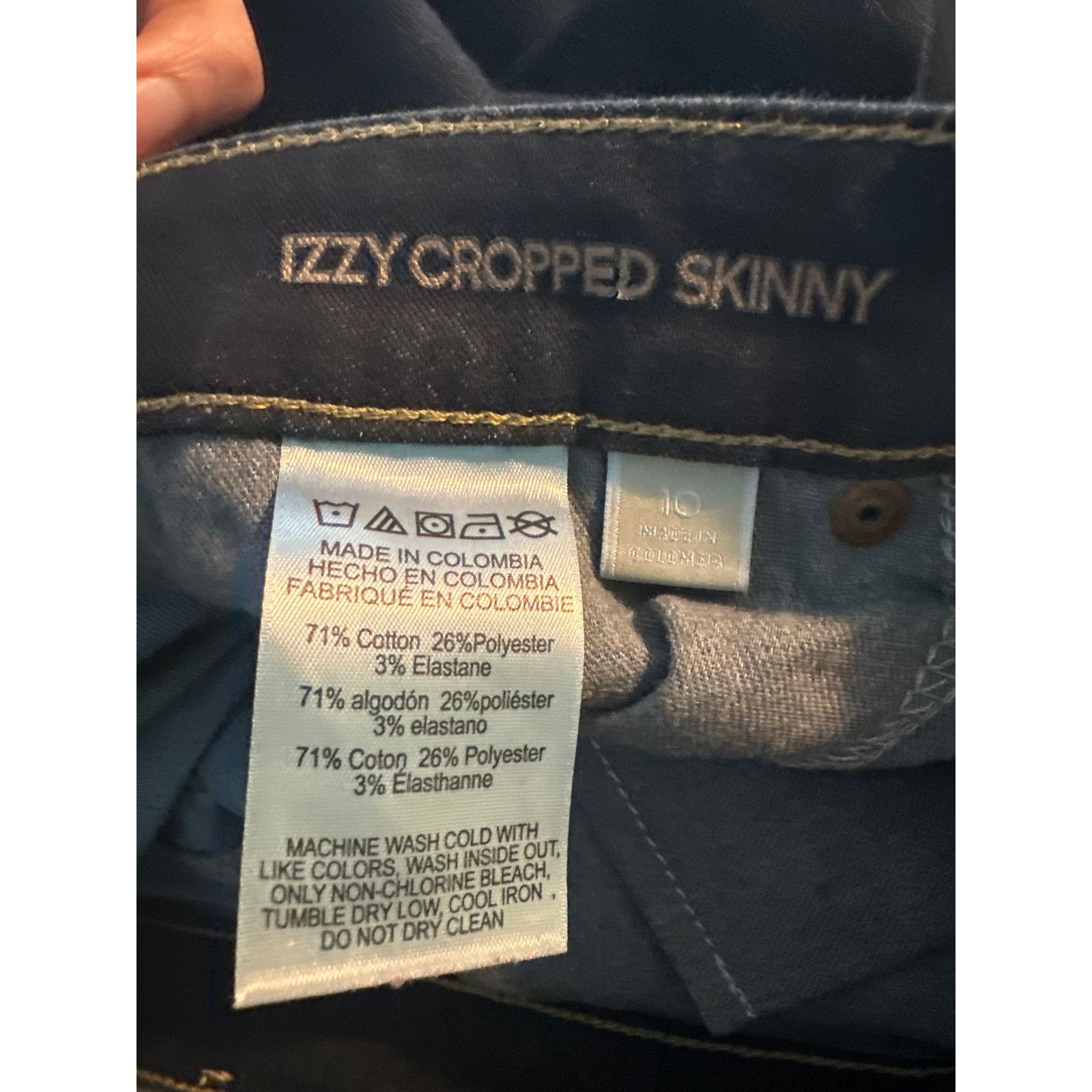 Michael Kors Michael Kors dark wash blue cropped skinny jeans size 10 Size 32" / US 10 / IT 46 - 4 Thumbnail
