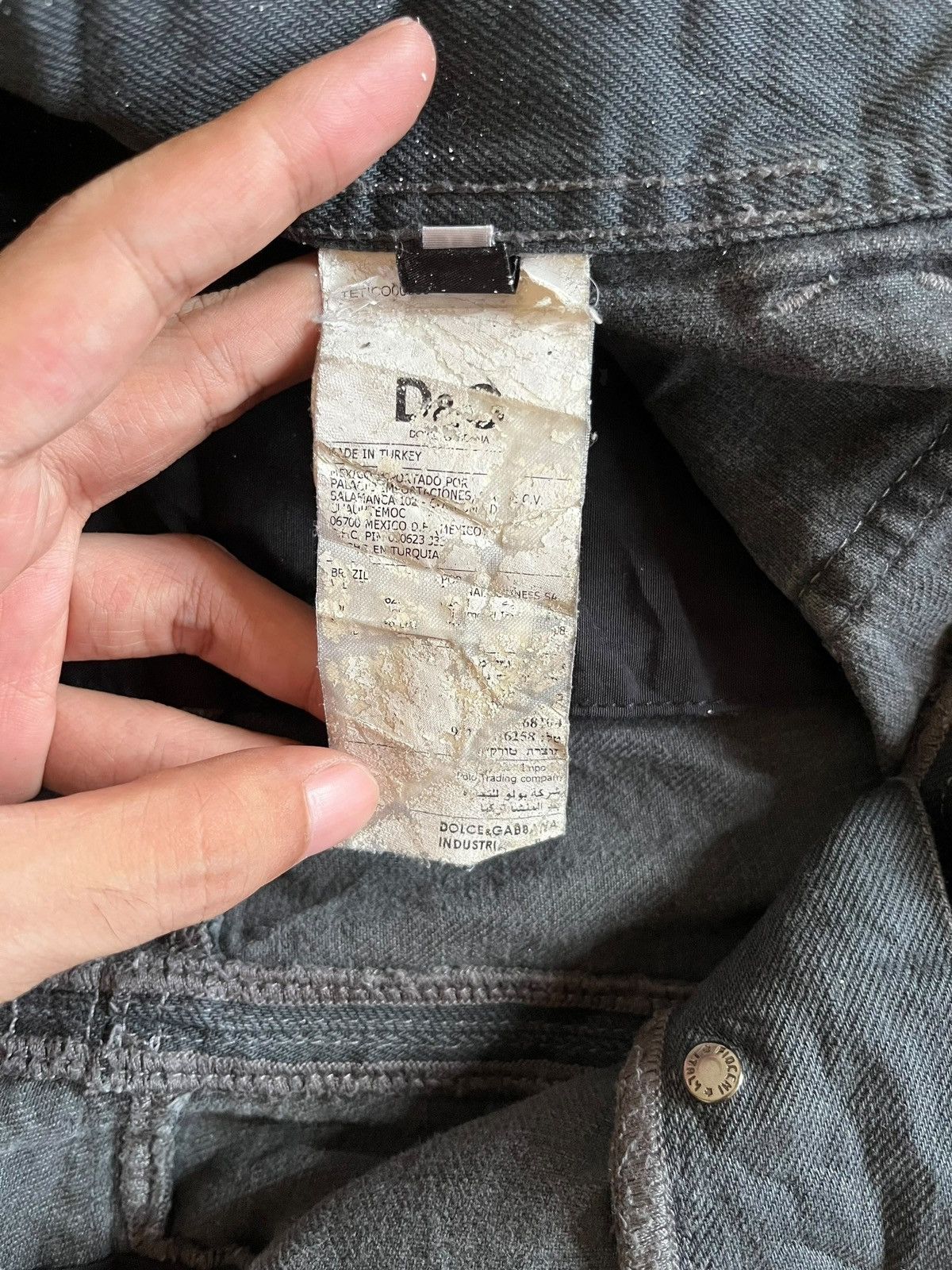 Dolce & Gabbana Vintage Dolce Gabbana Tactical Multi Pocket Baggy Jeans Size US 35 - 11 Thumbnail